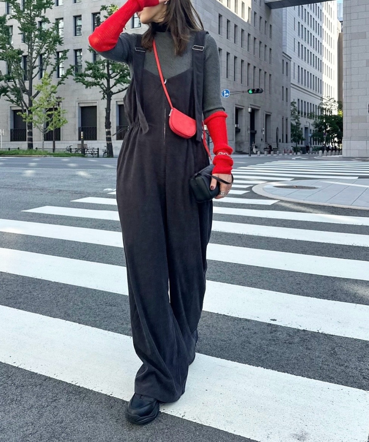 model：H161 着用サイズ：FREE