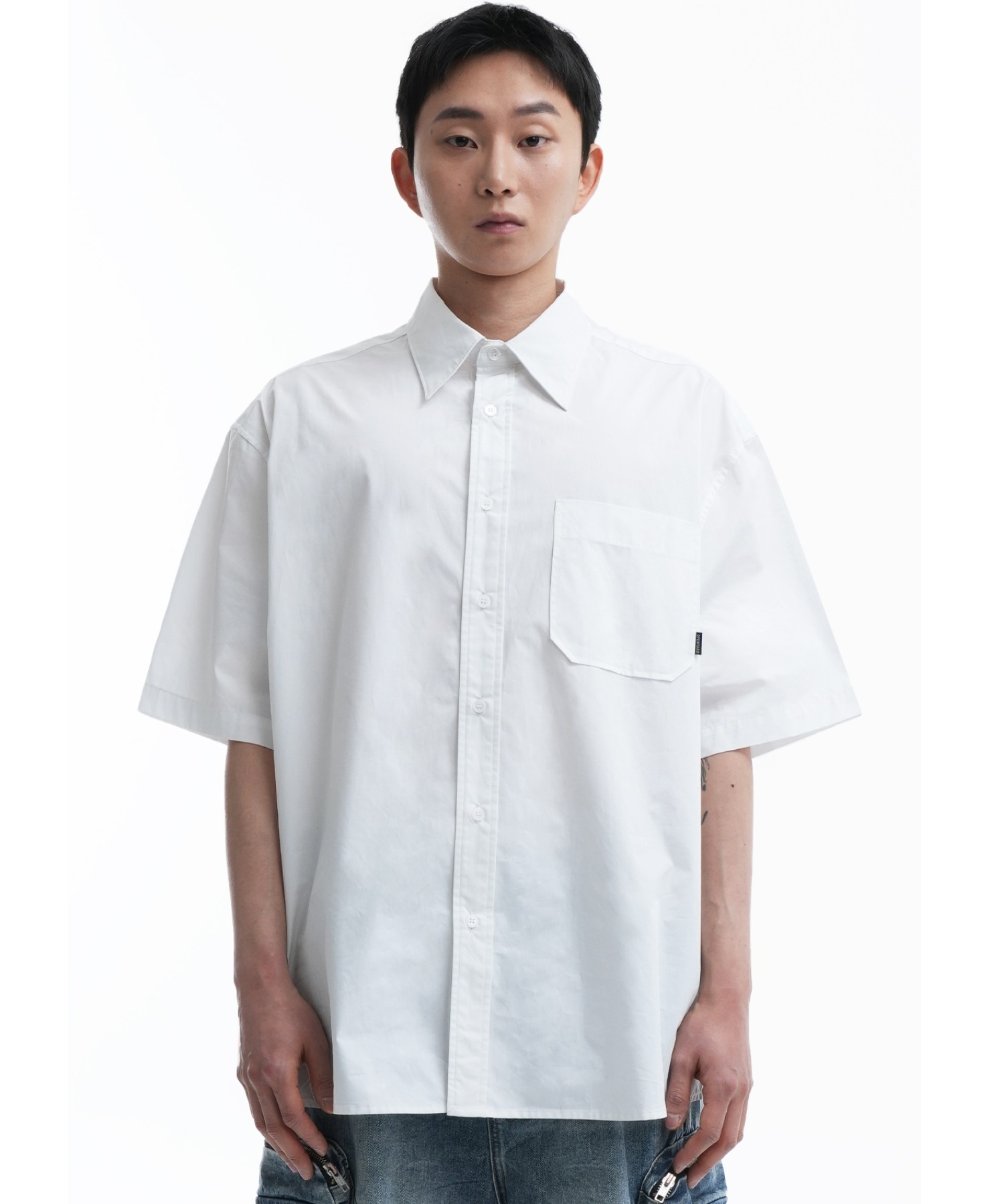 OY/オーワイ』 BACK STITCH POCKET HALF SHIRTS/バックステッチシャツ