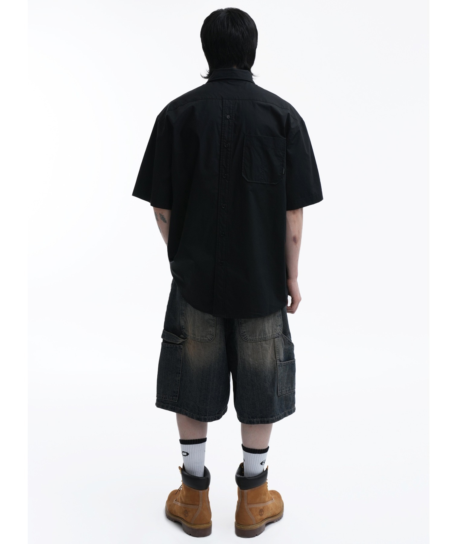 OY/オーワイ』 BACK STITCH POCKET HALF SHIRTS/バックステッチ