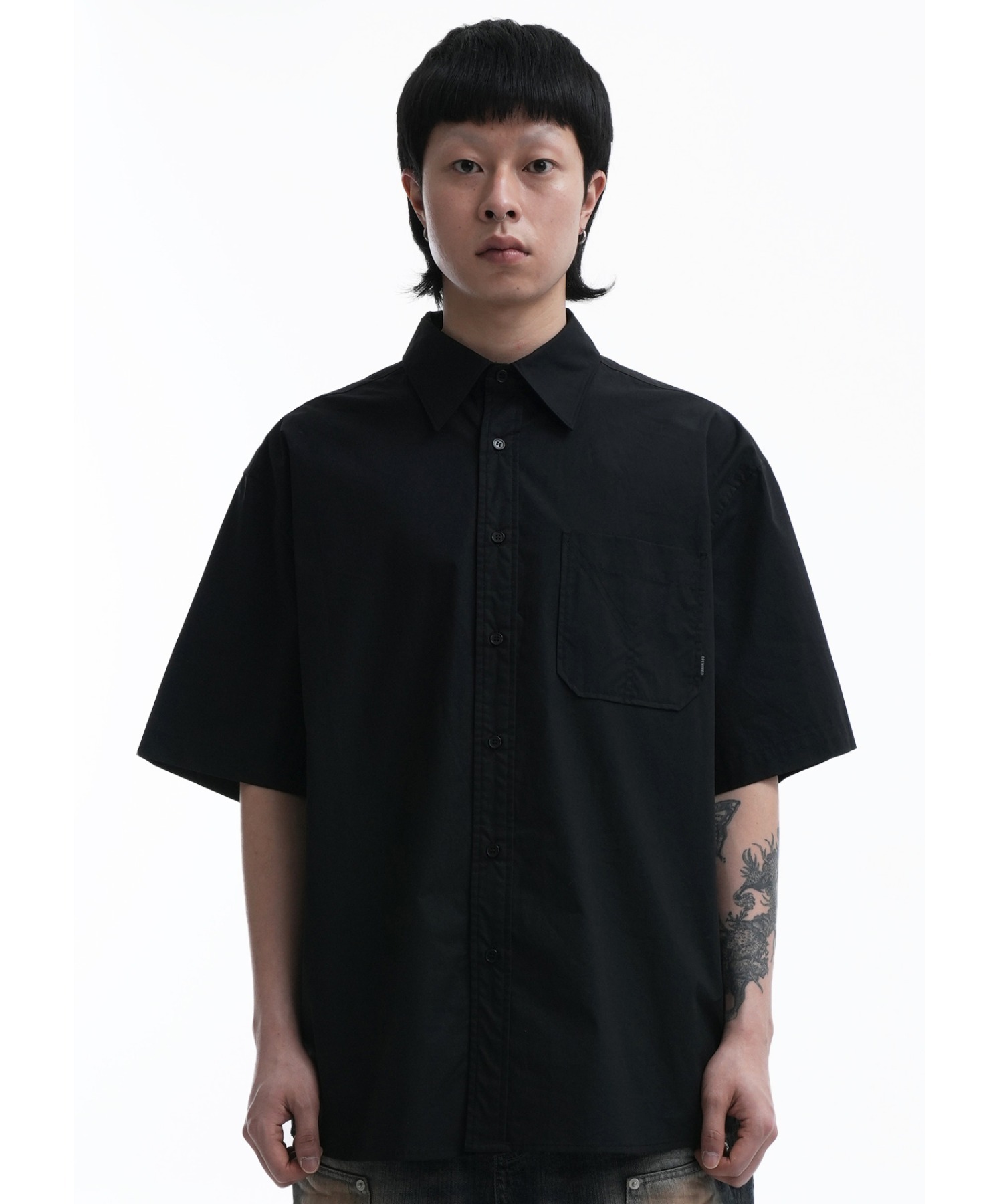 OY/オーワイ』 BACK STITCH POCKET HALF SHIRTS/バックステッチシャツ