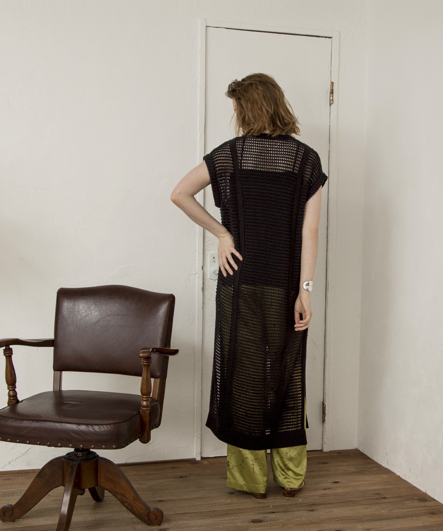 メッシュニットワンピース Kari Lili Retro Girl Online Store レトロガールオンラインストア