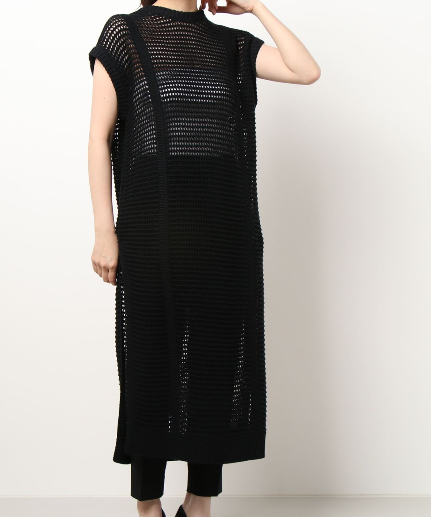 メッシュニットワンピース Kari Lili Retro Girl Online Store レトロガールオンラインストア