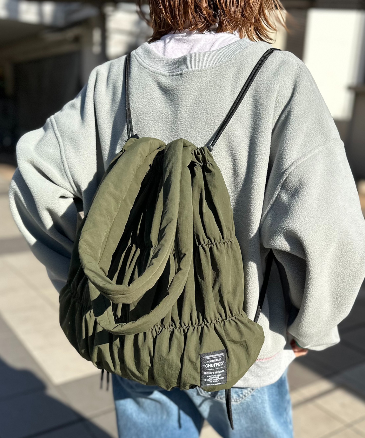 カーキ
model:154cm 着用サイズ:FREE
