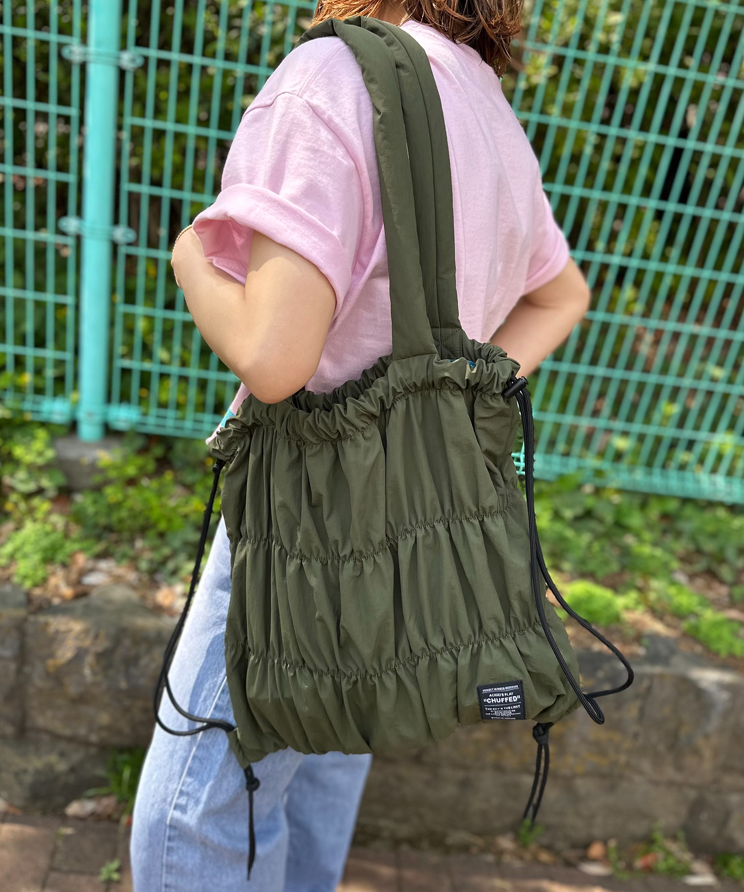 カーキ
model:154cm 着用サイズ:FREE