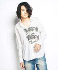 THE CLASH/CLASH RIOT 長袖レギュラーシャツ
