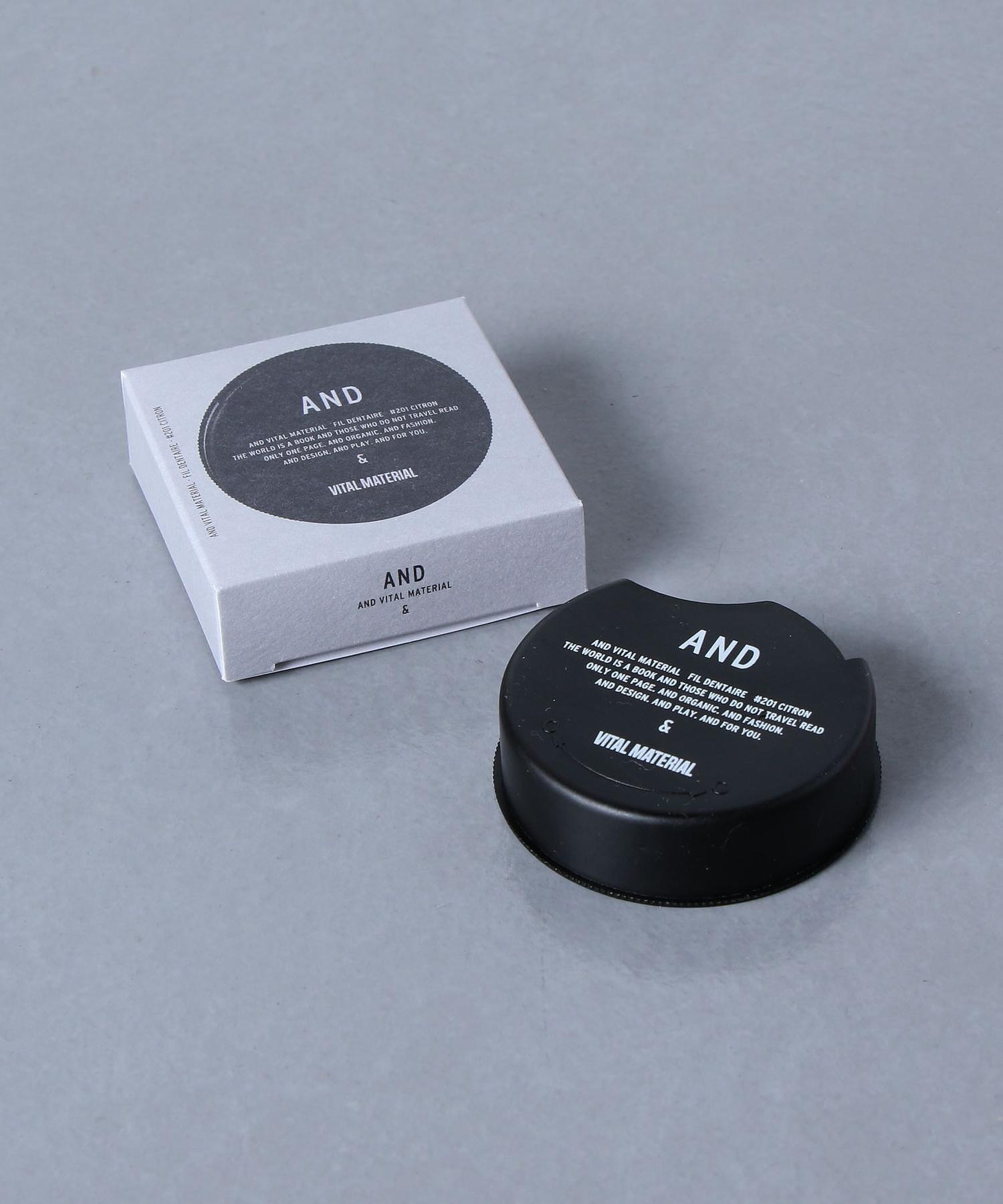 商品詳細 And Vital Material アンド ヴァイタルマテリアル デンタルフロス Lemon United Arrows ユナイテッドアローズ 公式通販