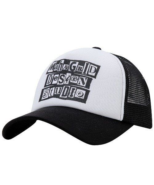 MA DESIGN STUDIOS トラッカーキャップ mahagrid/マハグリッド』RANSOM NOTE TRUCKER CAP/トラッカー キャップ