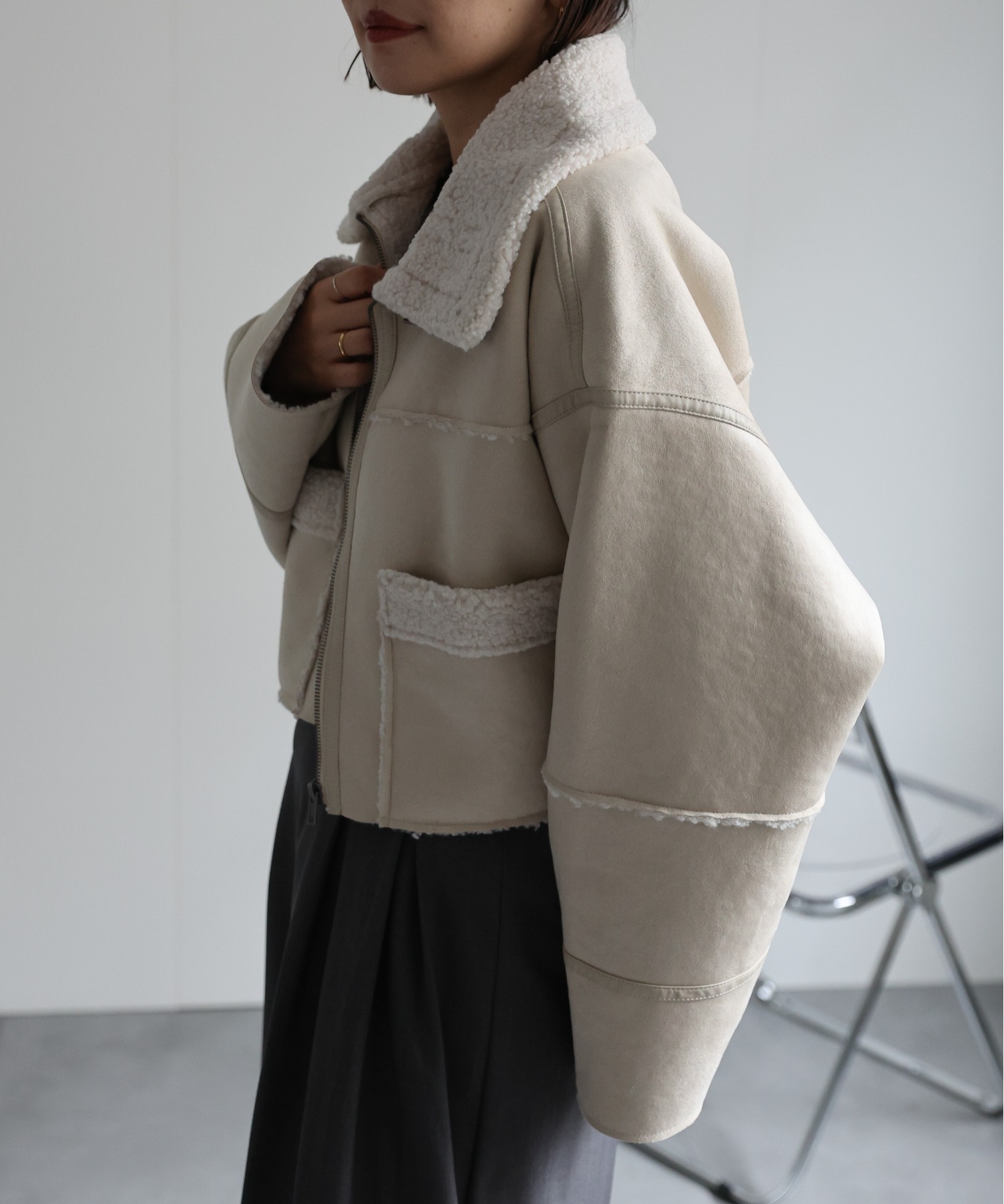 model：162cm 着用サイズ：FREE