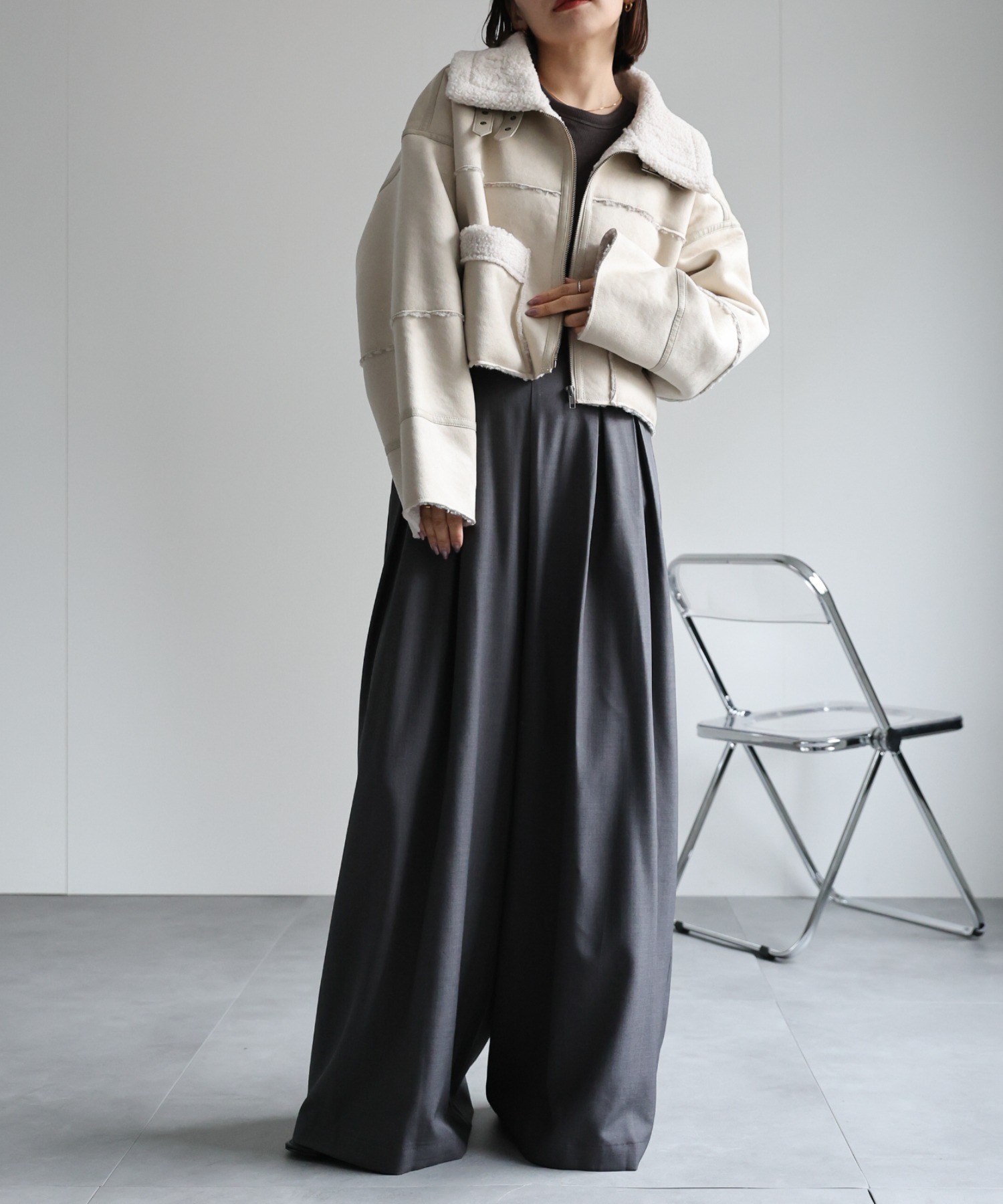 model：162cm 着用サイズ：FREE