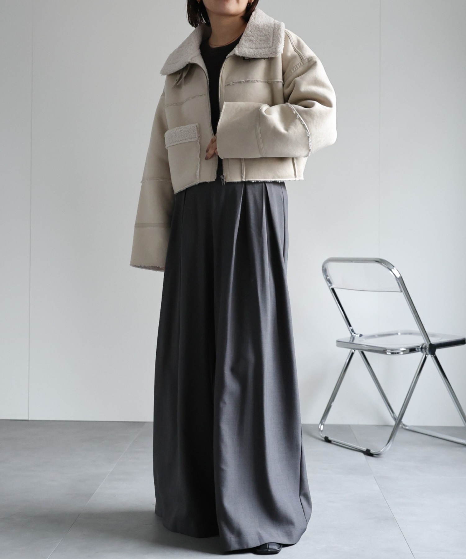 model：162cm 着用サイズ：FREE