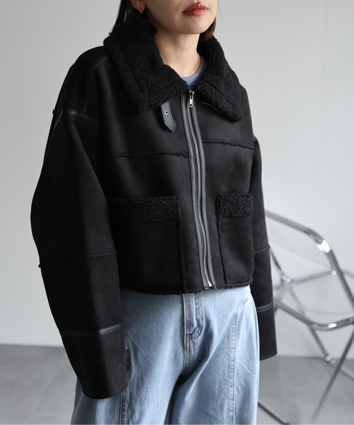 model：162cm 着用サイズ：FREE