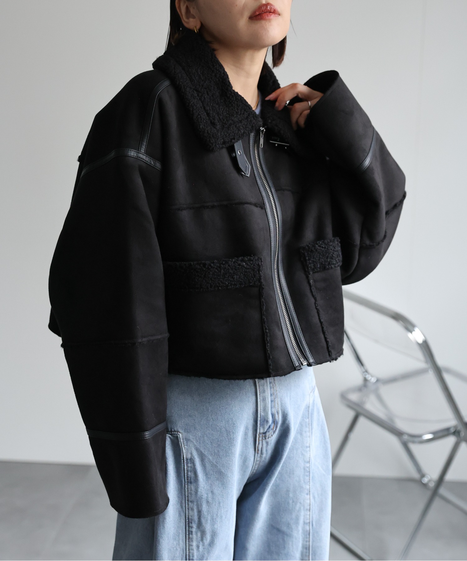 model：162cm 着用サイズ：FREE