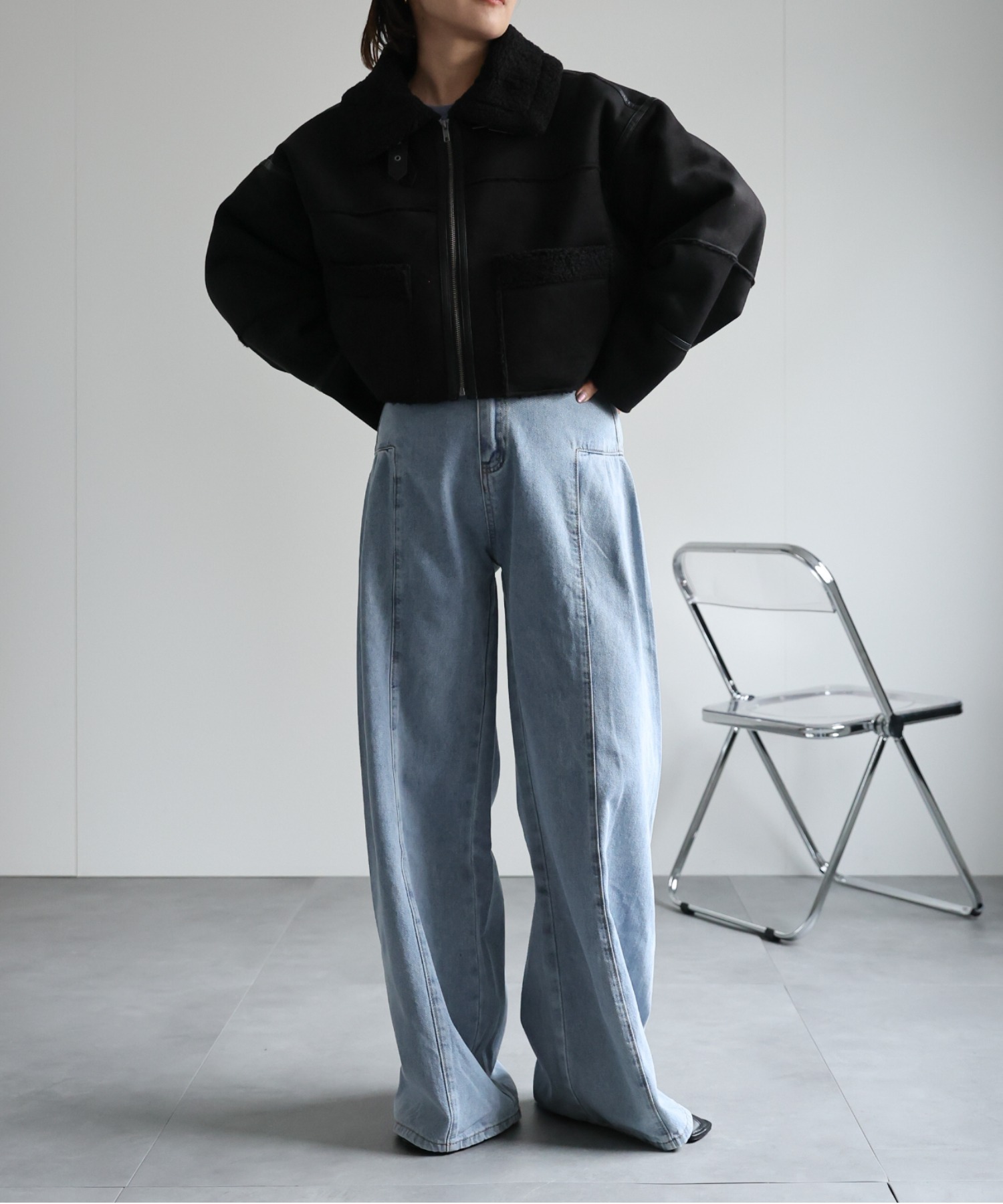 model：162cm 着用サイズ：FREE
