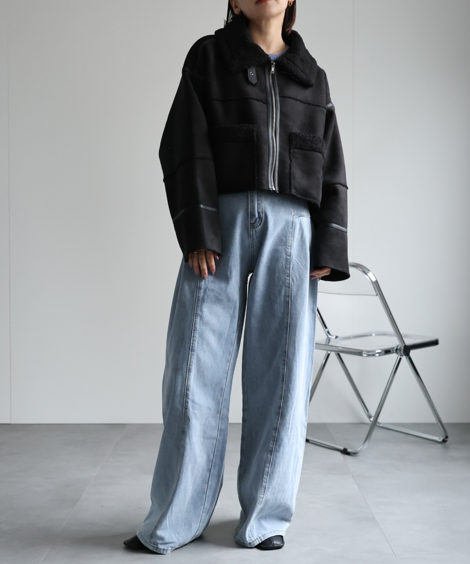 model：162cm 着用サイズ：FREE