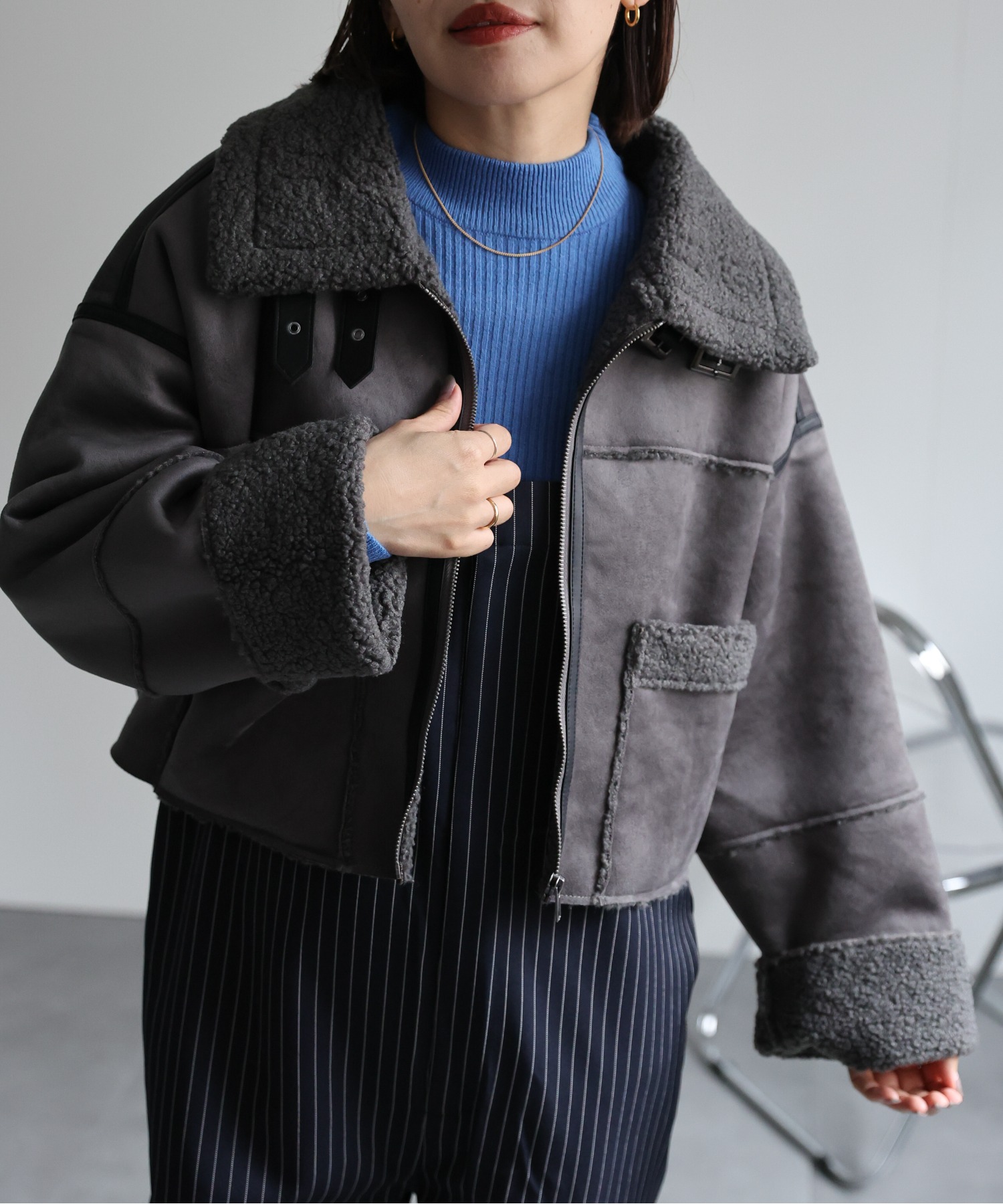 model：162cm 着用サイズ：FREE