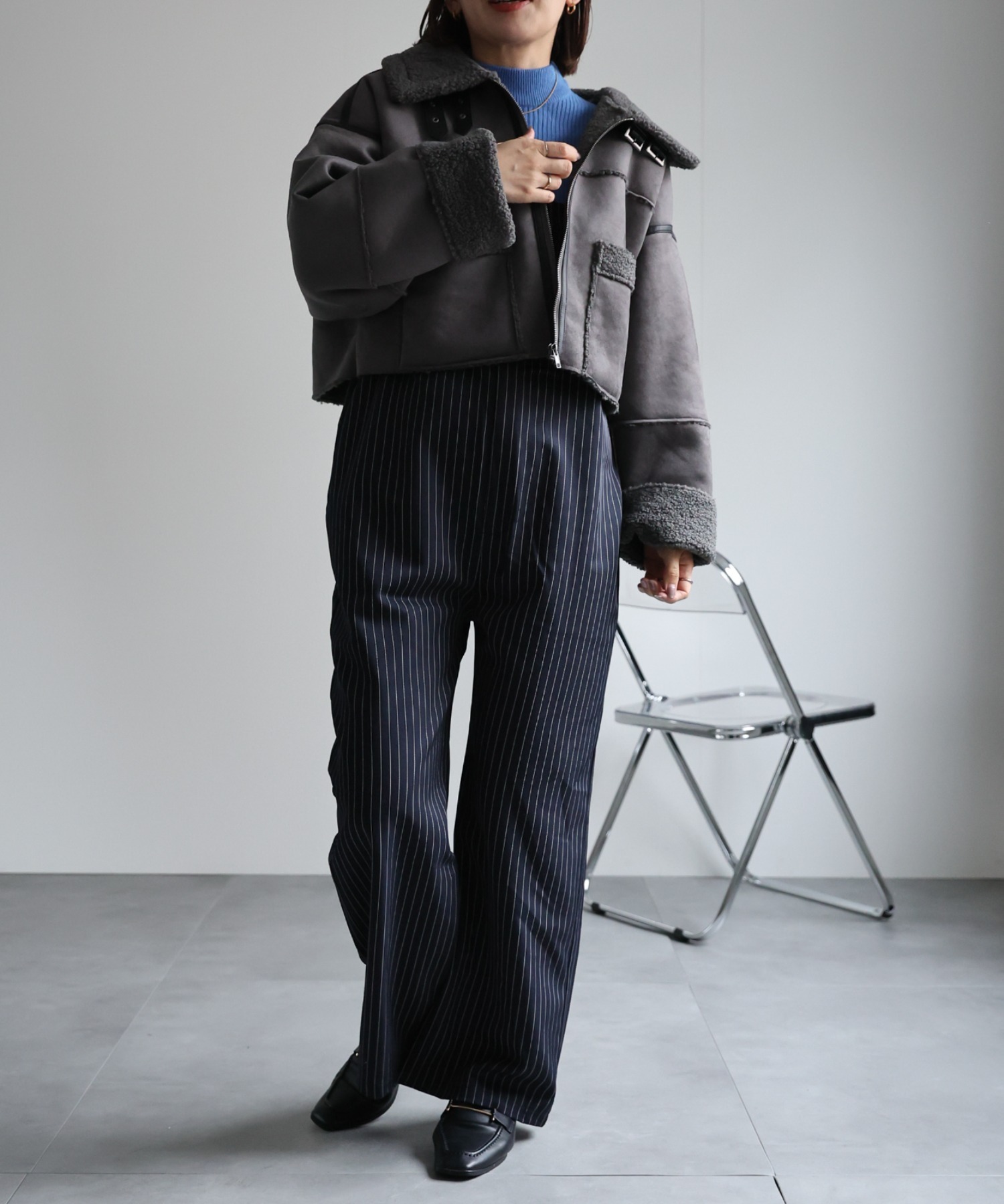 model：162cm 着用サイズ：FREE