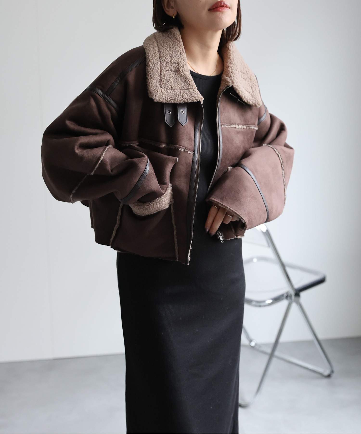 model：162cm 着用サイズ：FREE