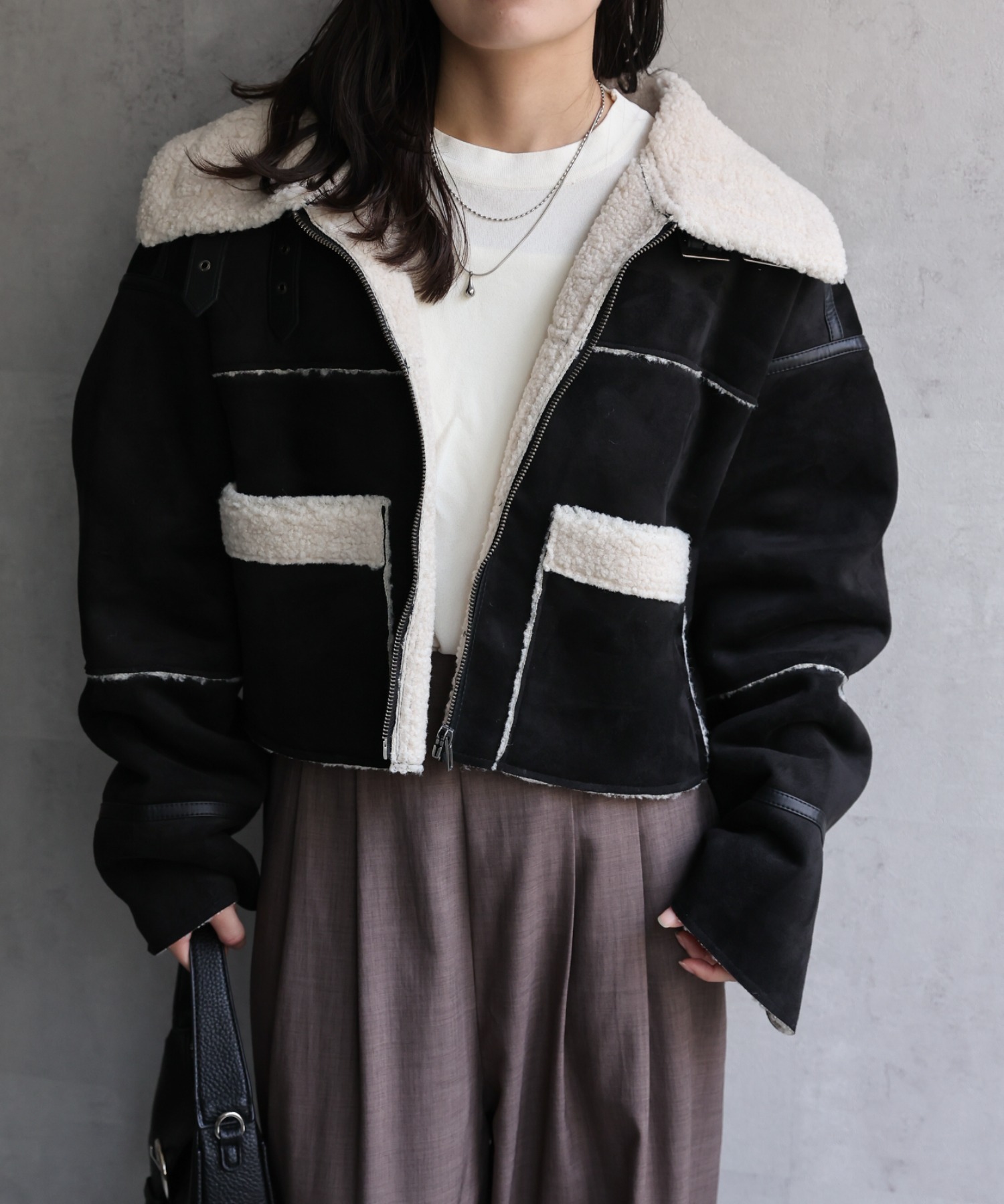 model：156cm 着用サイズ：FREE