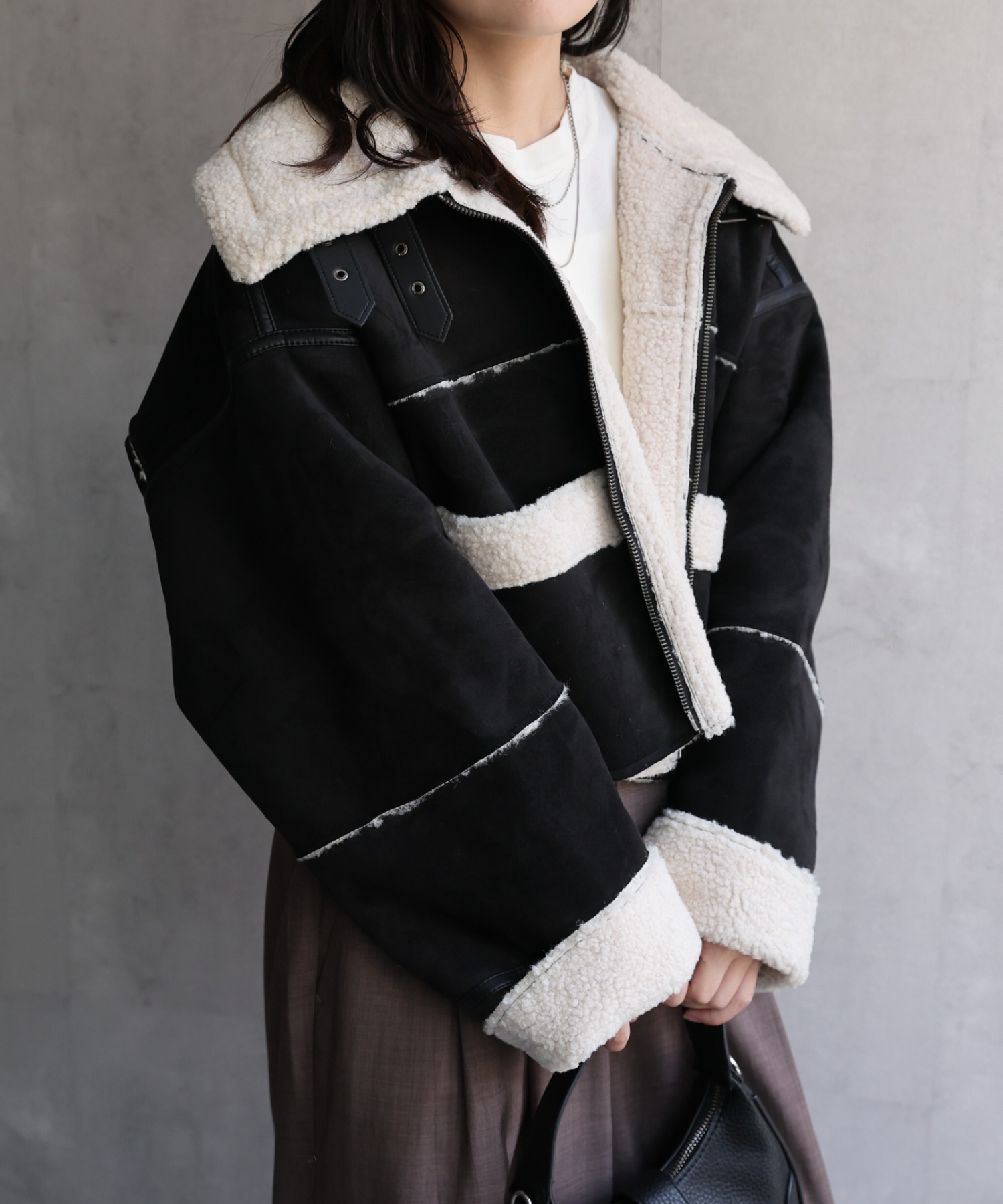 model：156cm 着用サイズ：FREE
