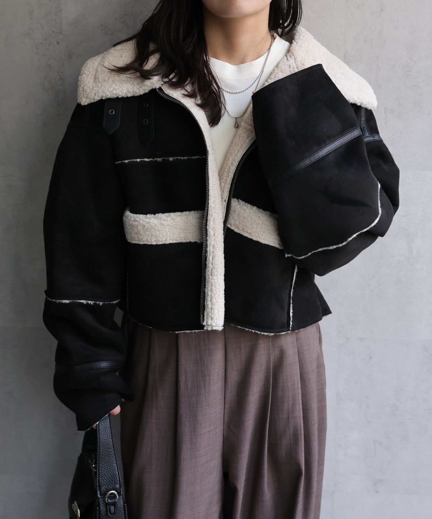 model：156cm 着用サイズ：FREE