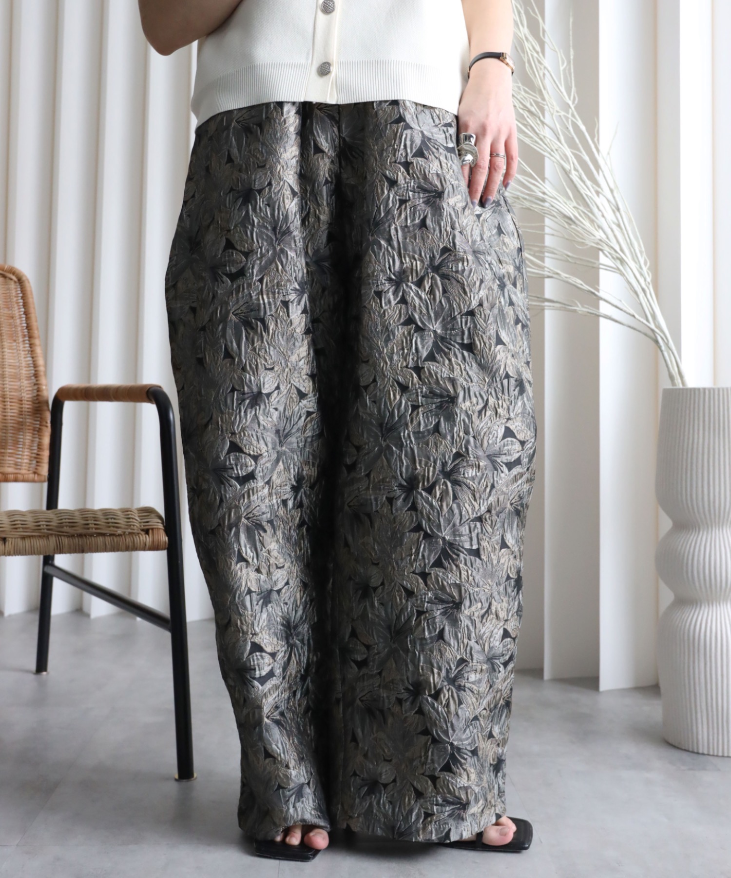 model：155cm. 着用サイズ：FREE