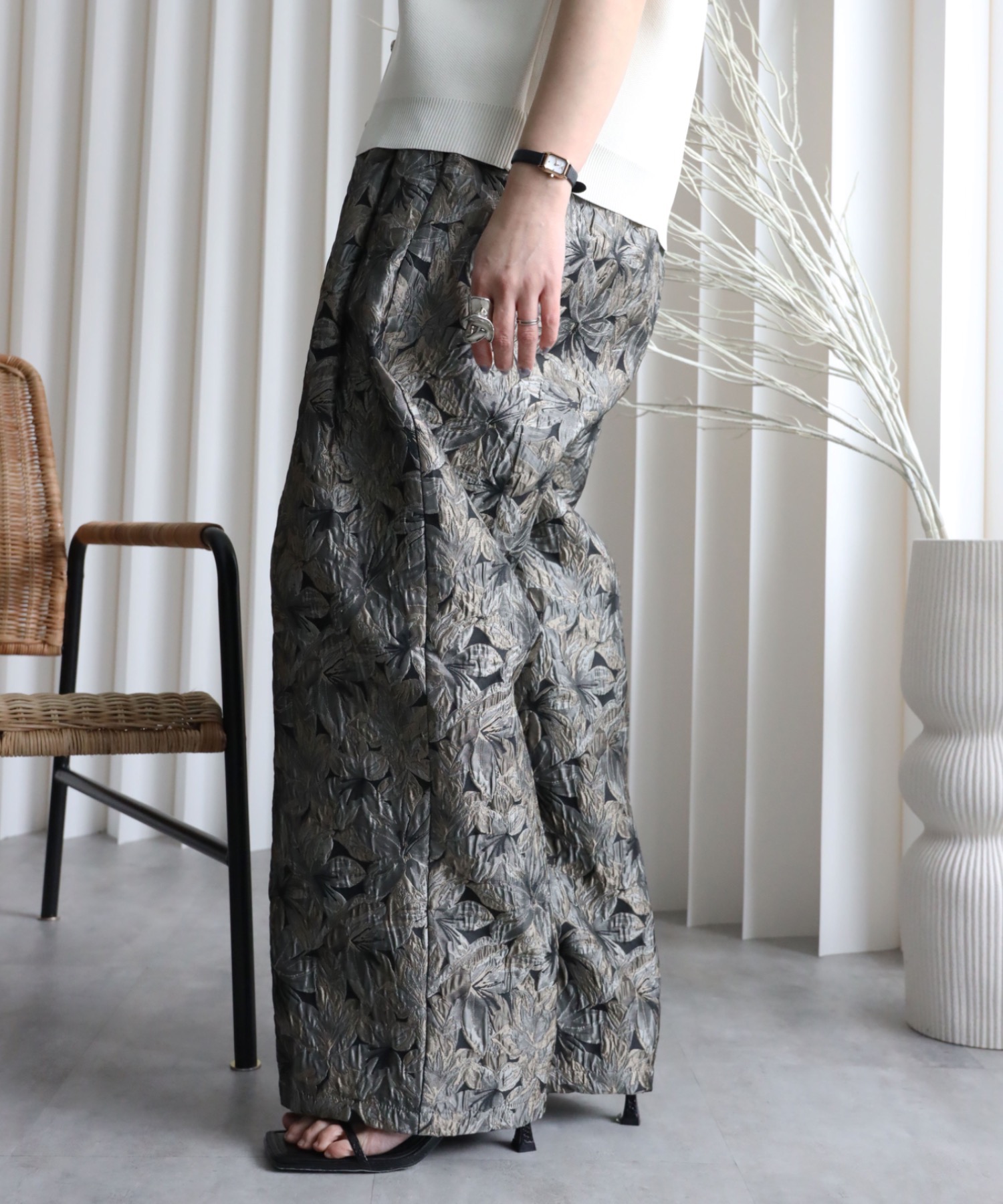 model：155cm. 着用サイズ：FREE