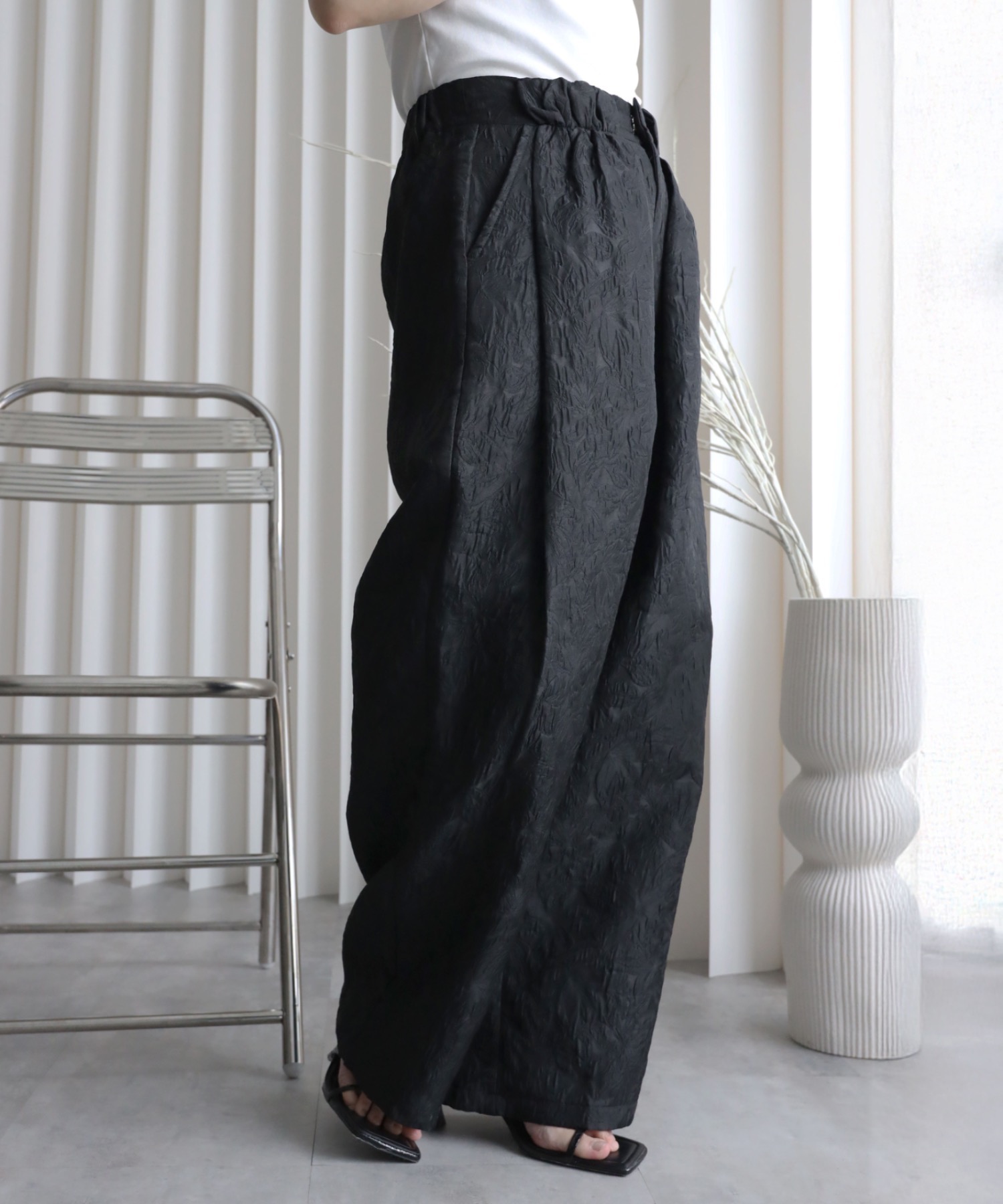 model：155cm. 着用サイズ：FREE