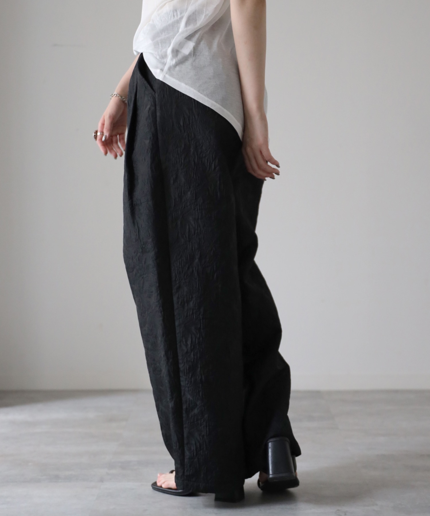 model：164cm. 着用サイズ：FREE