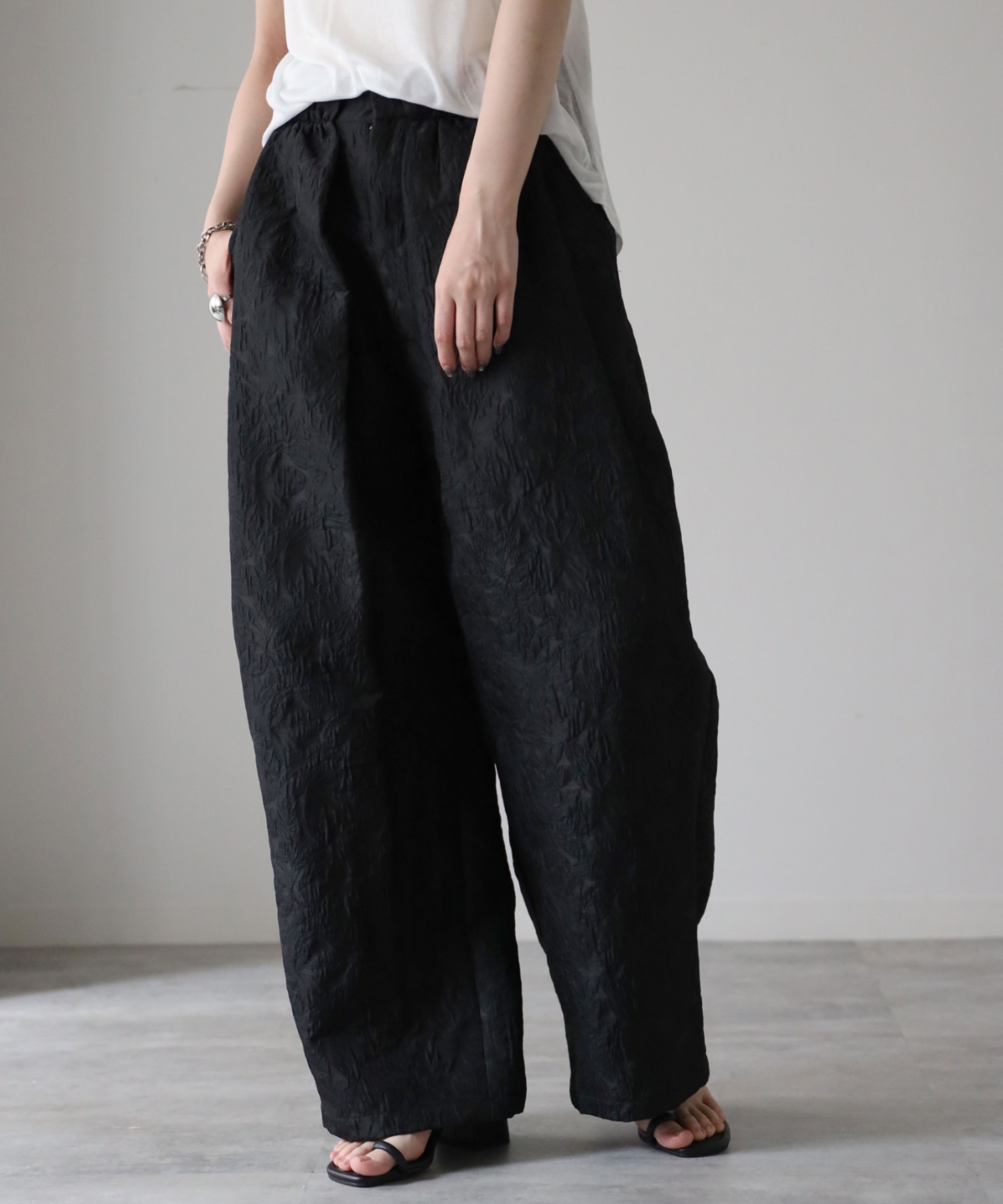 model：164cm. 着用サイズ：FREE