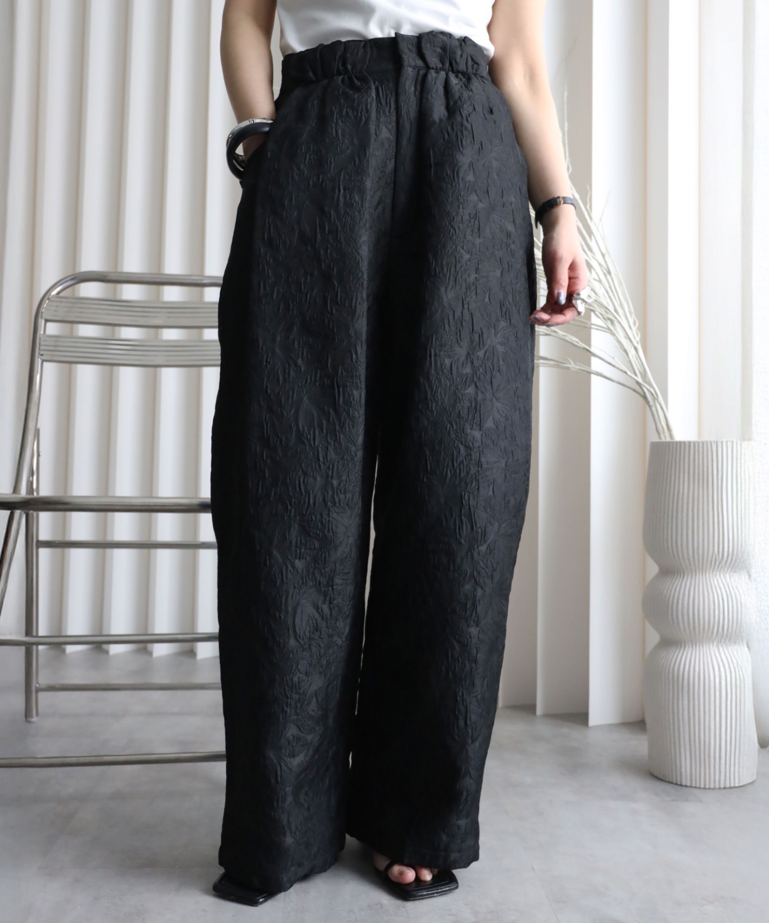 model：155cm. 着用サイズ：FREE
