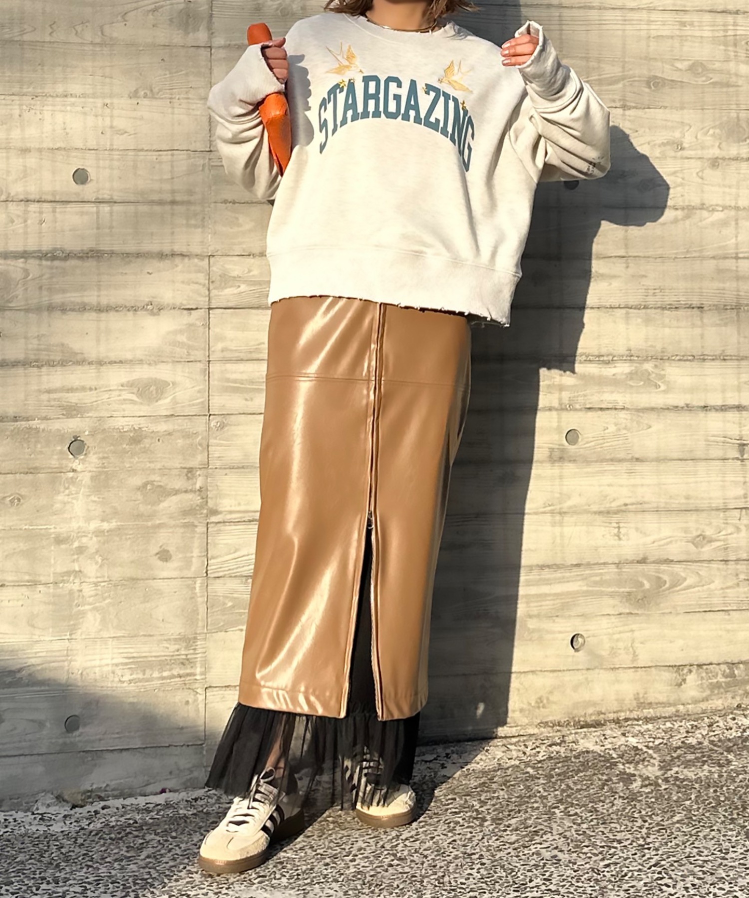 キャメル
model:154cm 着用サイズ:FREE