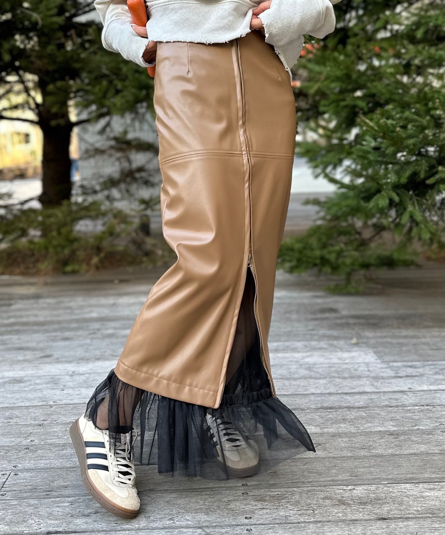 model:154cm 着用サイズ:FREE