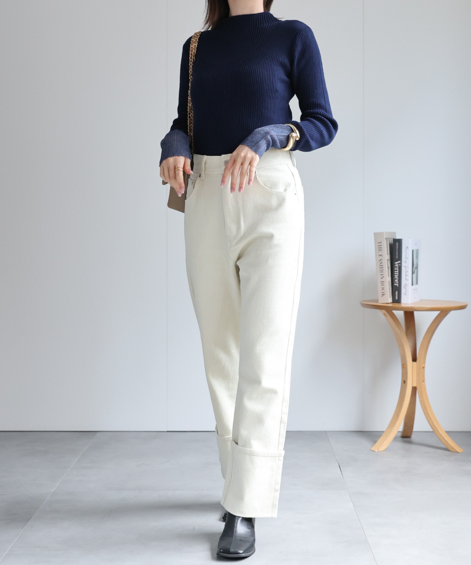 model：162cm 着用サイズ：F