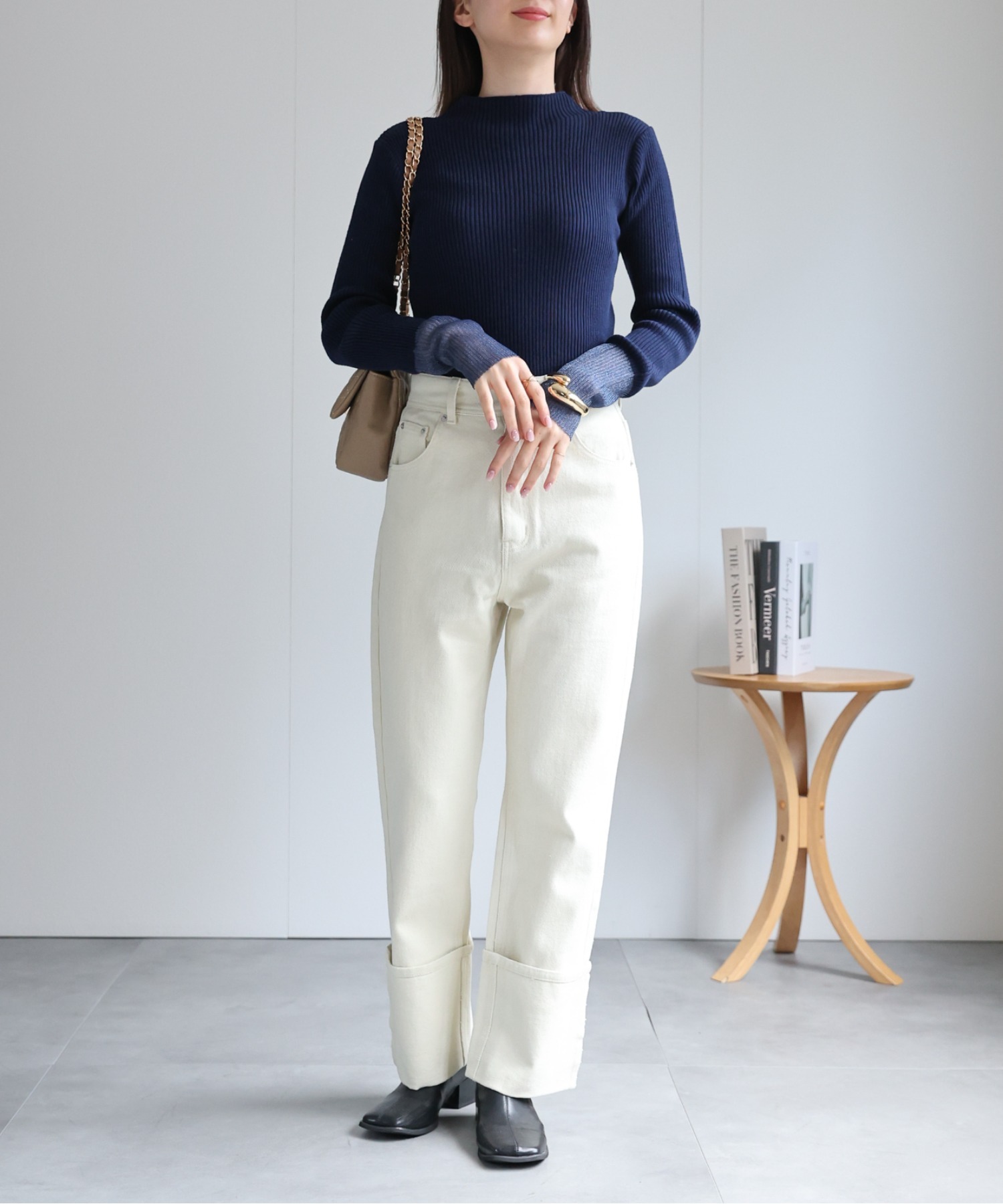 model：162cm 着用サイズ：F