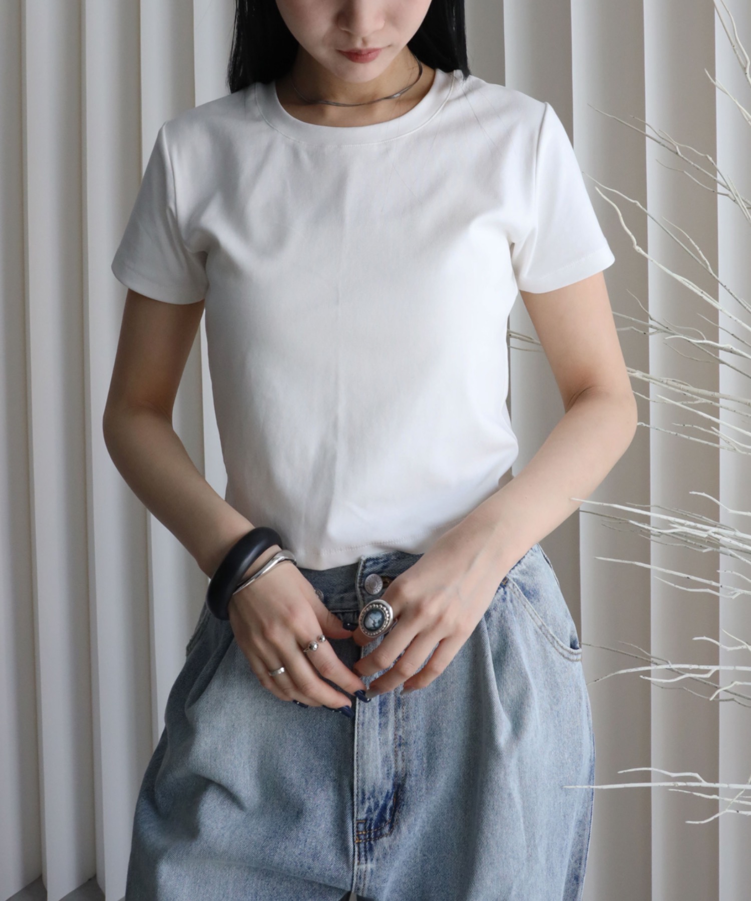 model：164cm. 着用サイズ：FREE