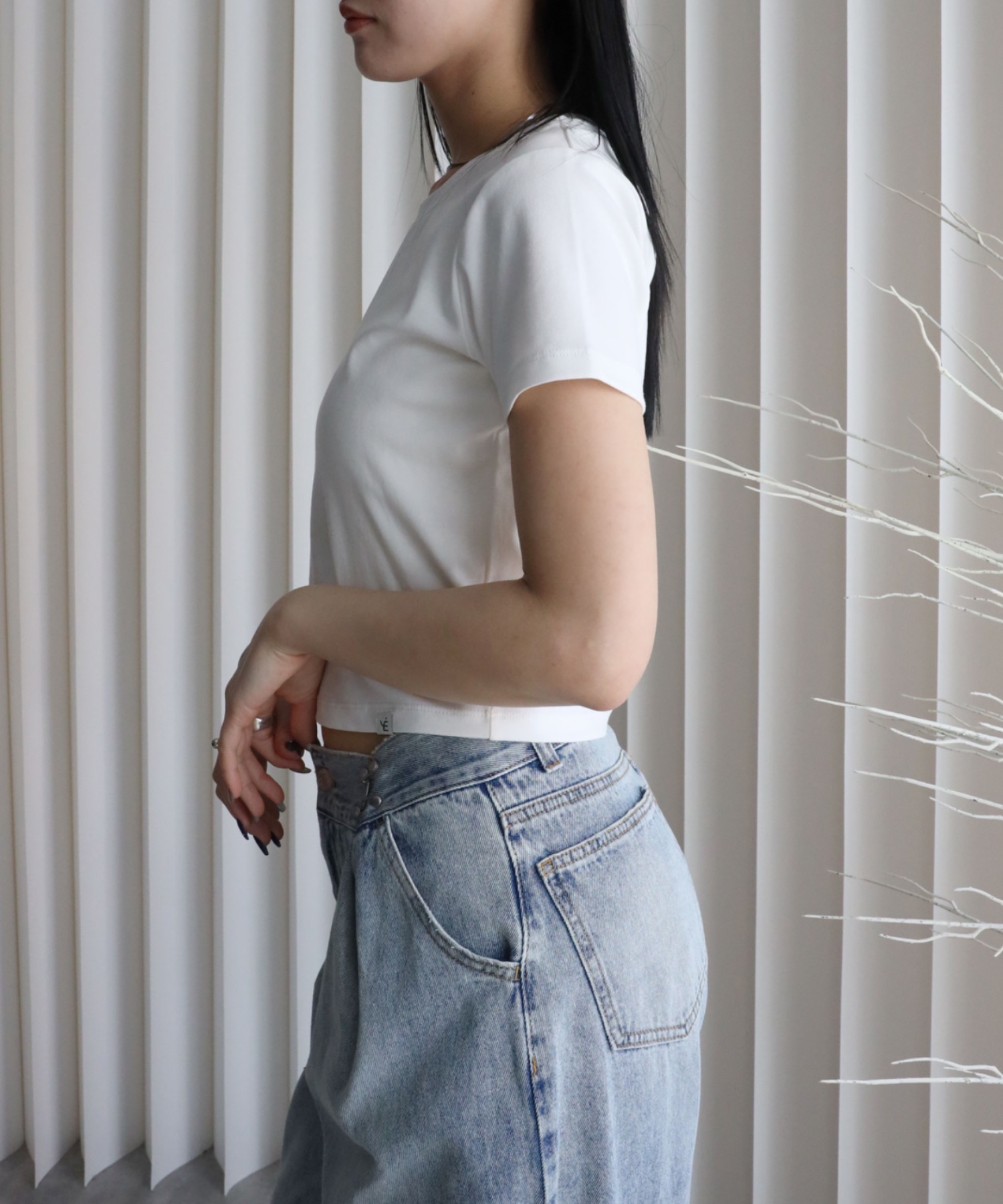 model：164cm. 着用サイズ：FREE