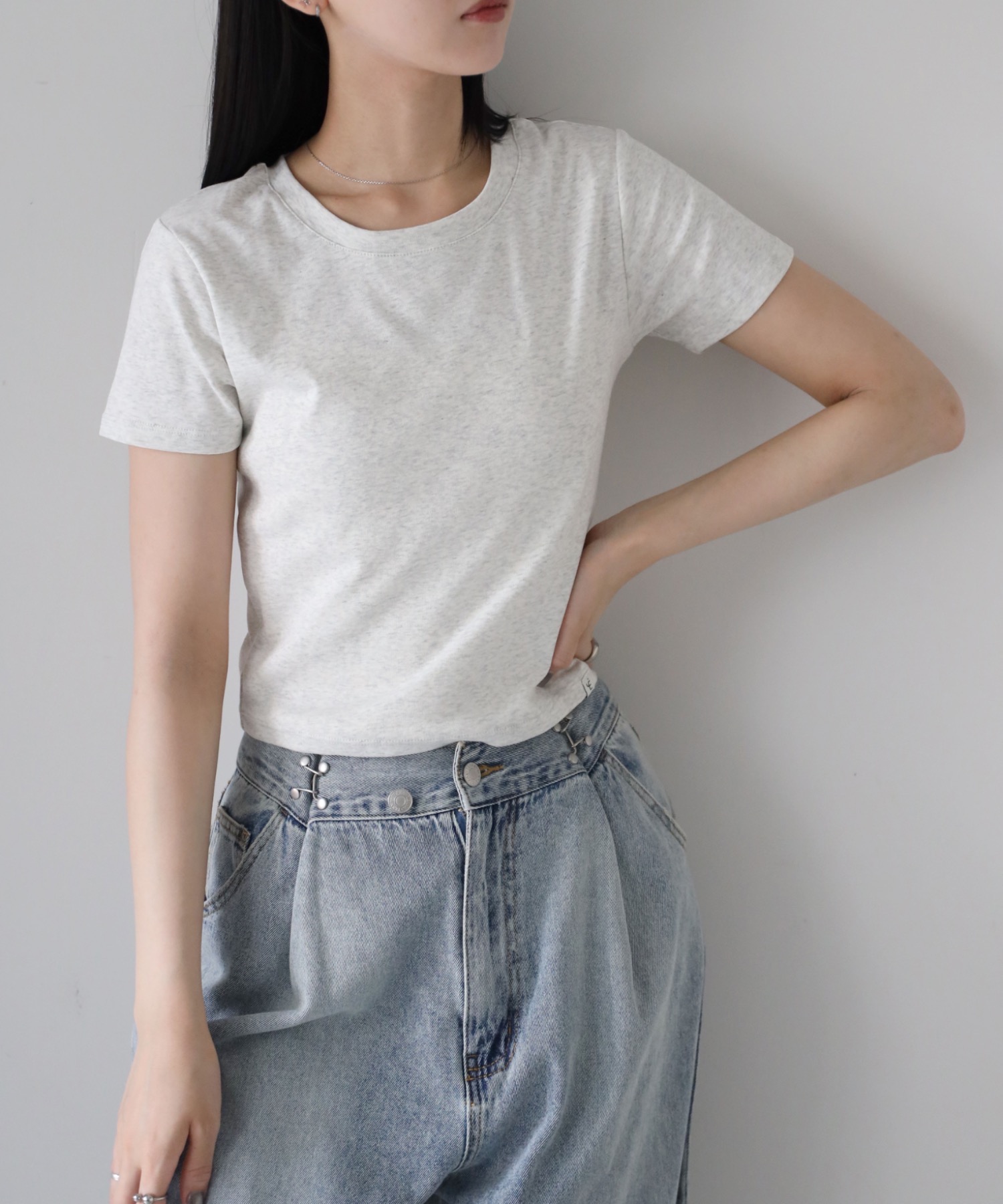 model：164cm. 着用サイズ：FREE
