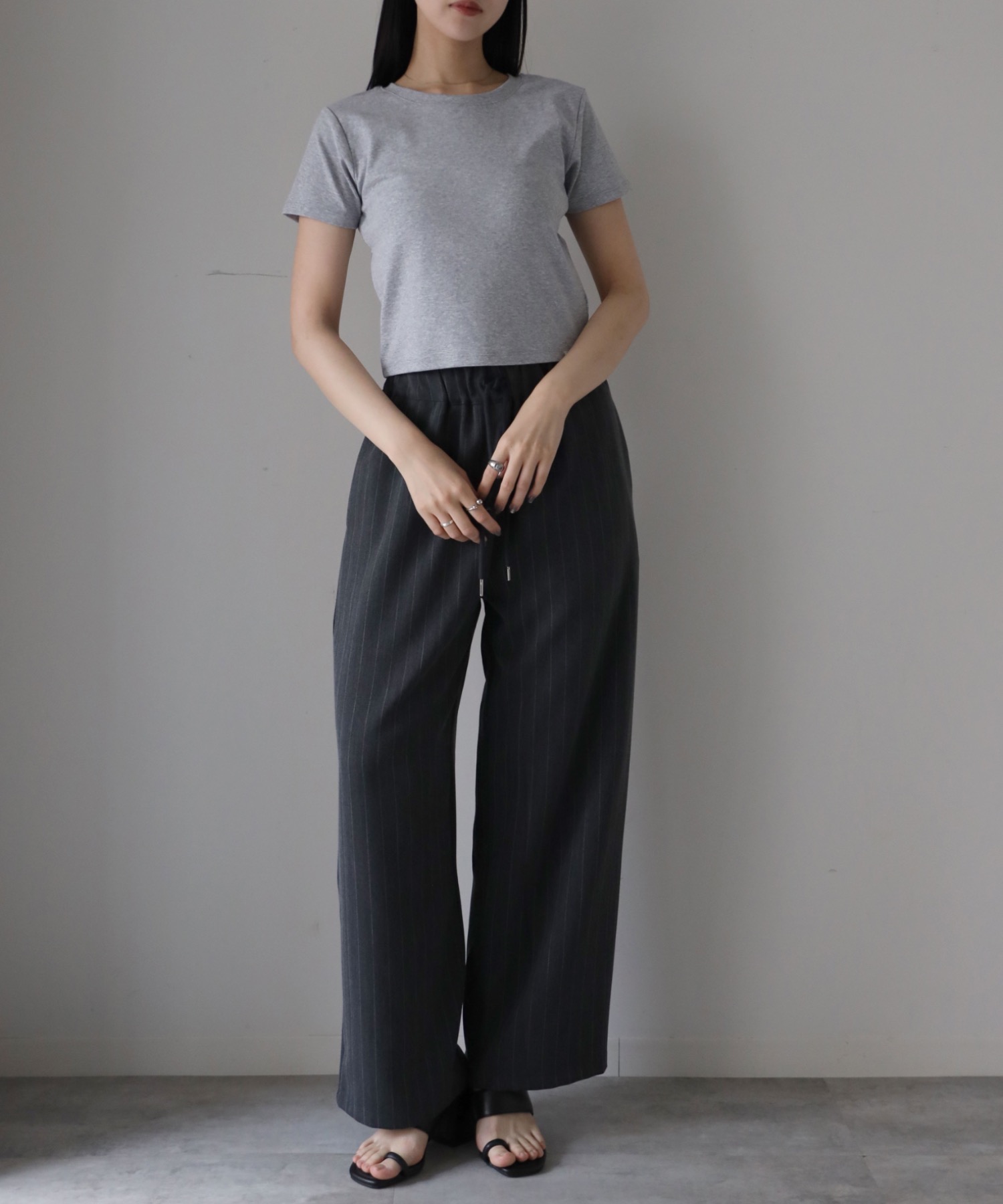 model：164cm. 着用サイズ：FREE