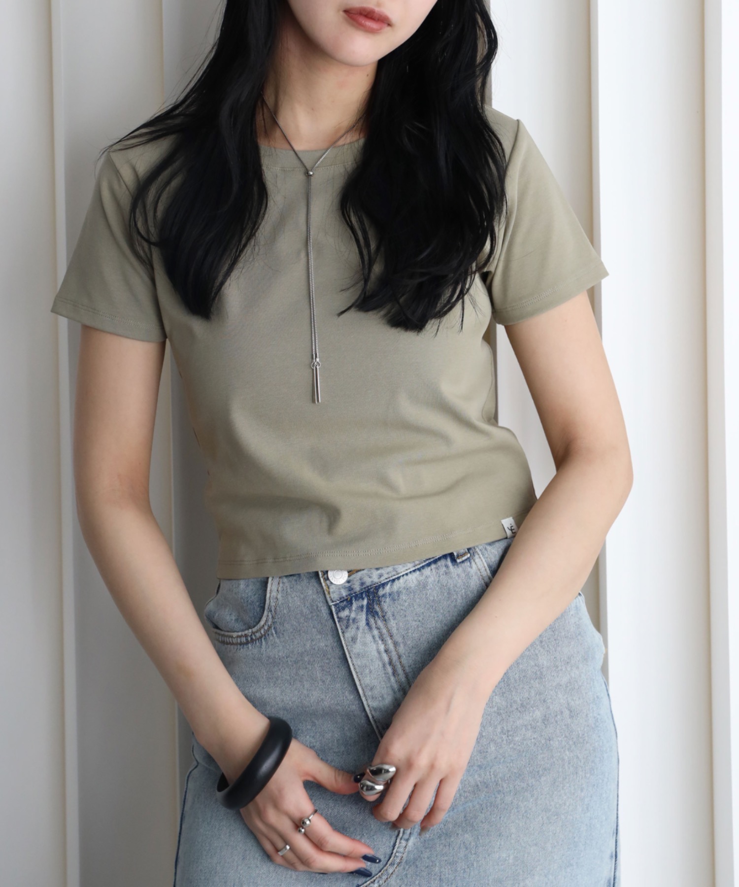 model：164cm. 着用サイズ：FREE