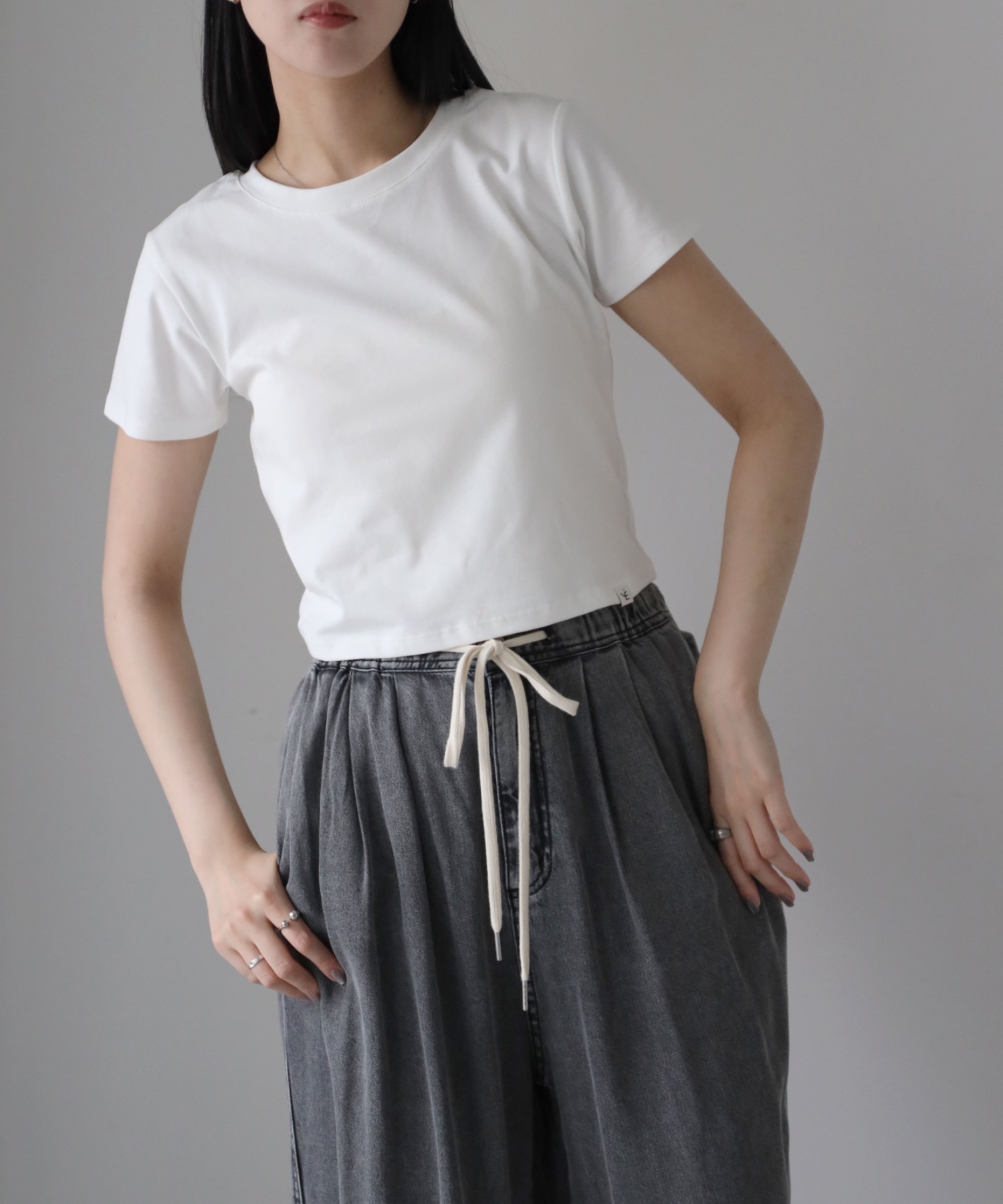 model：164cm. 着用サイズ：FREE