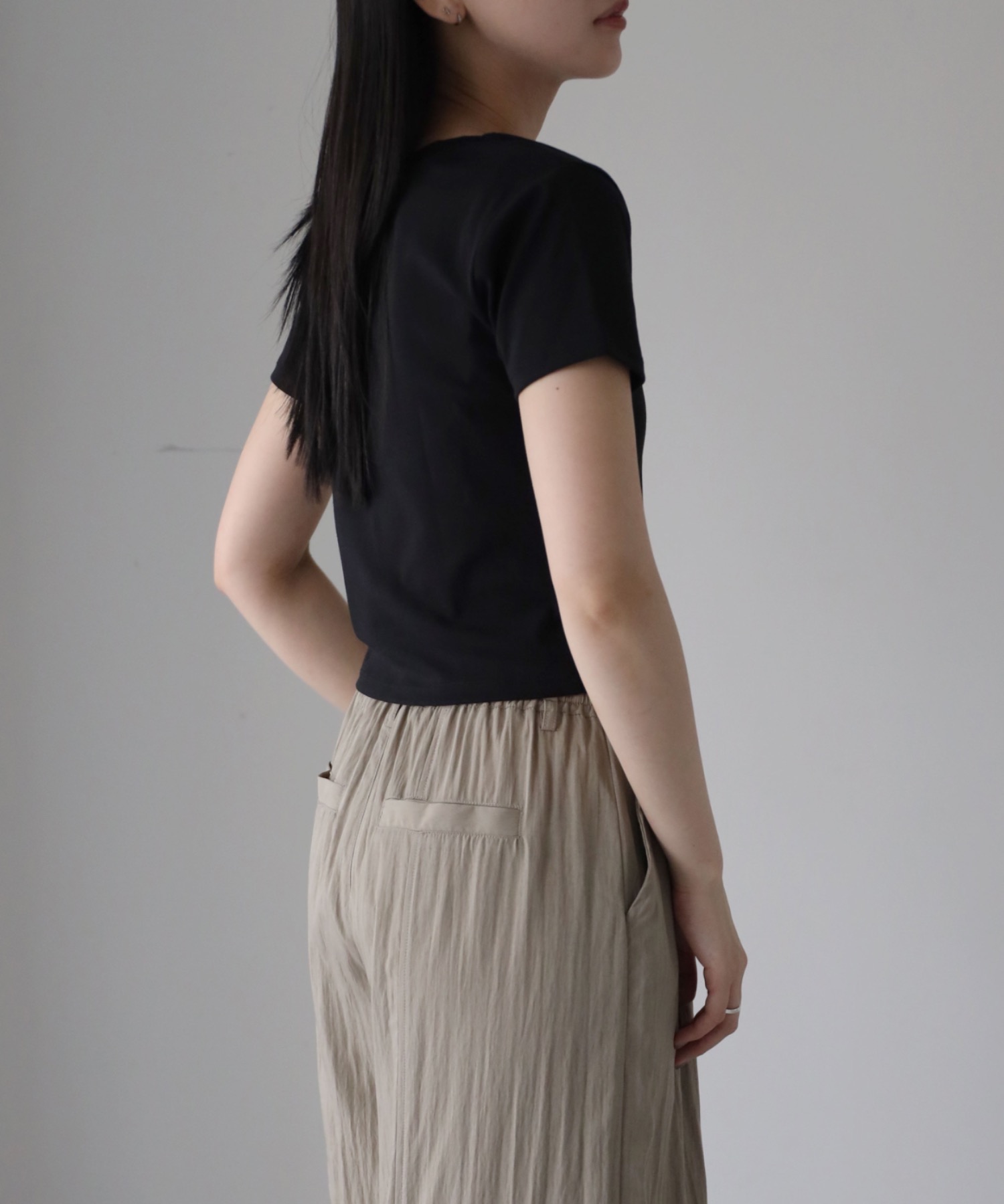 model：164cm. 着用サイズ：FREE