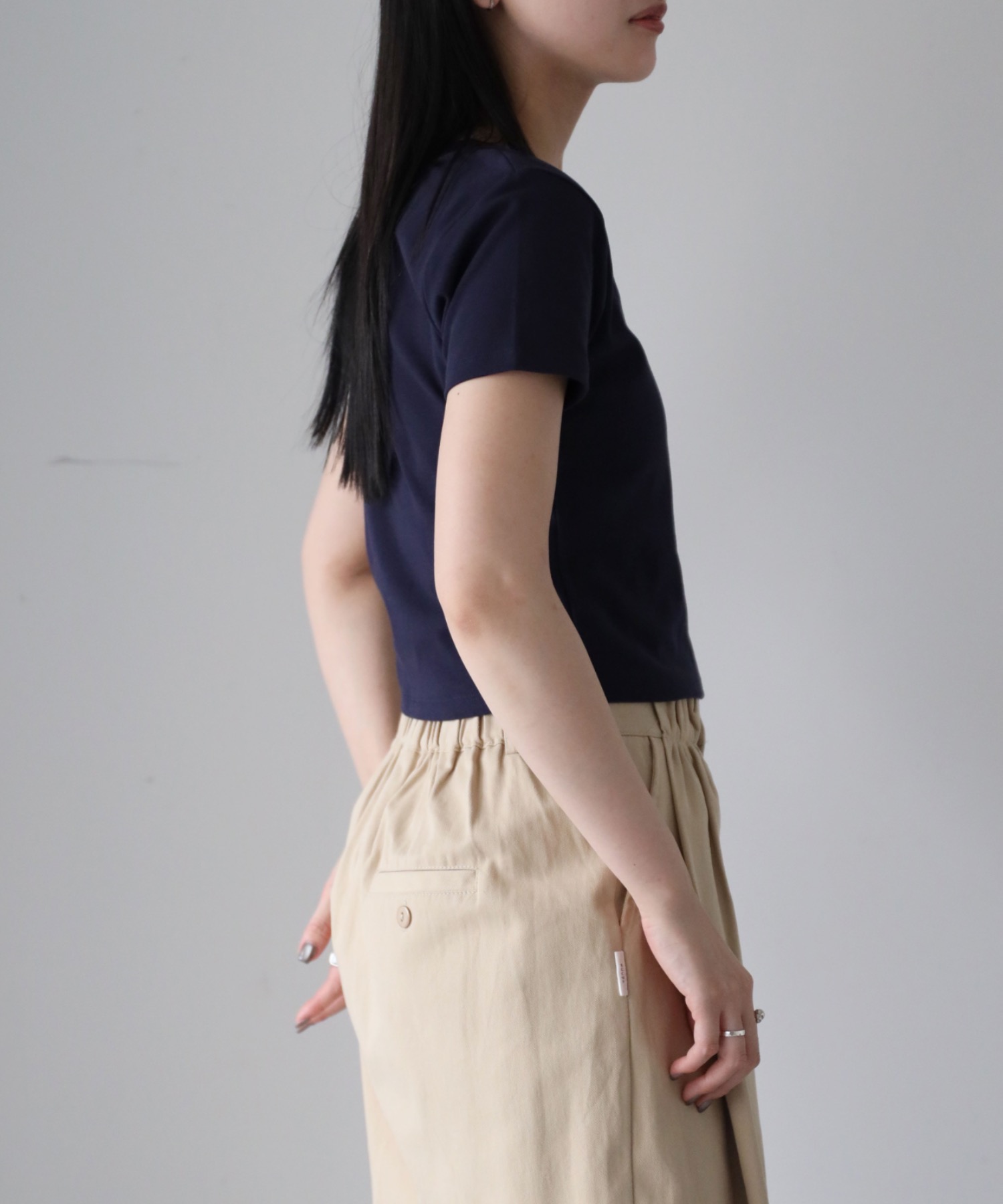 model：164cm. 着用サイズ：FREE