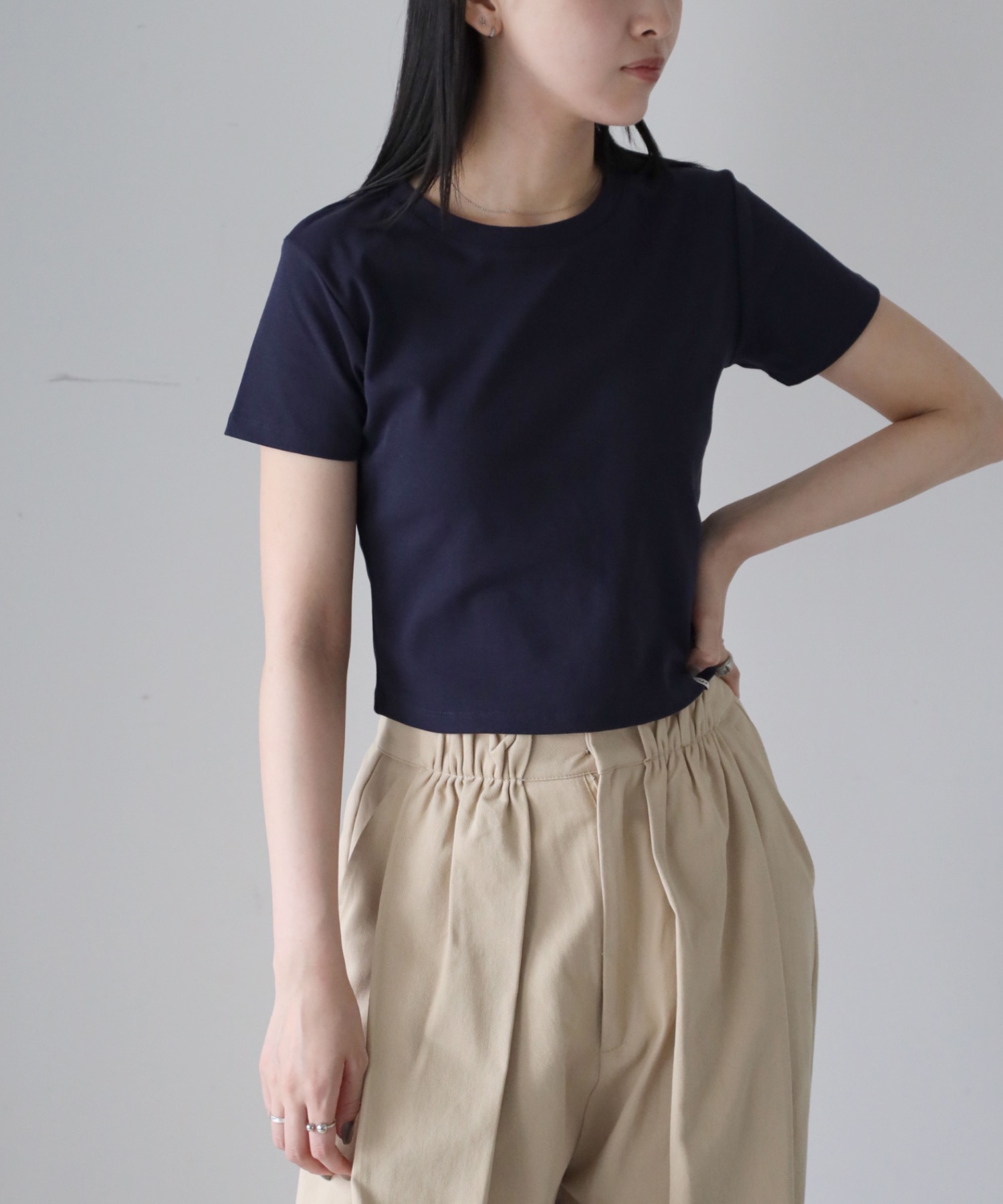 model：164cm. 着用サイズ：FREE