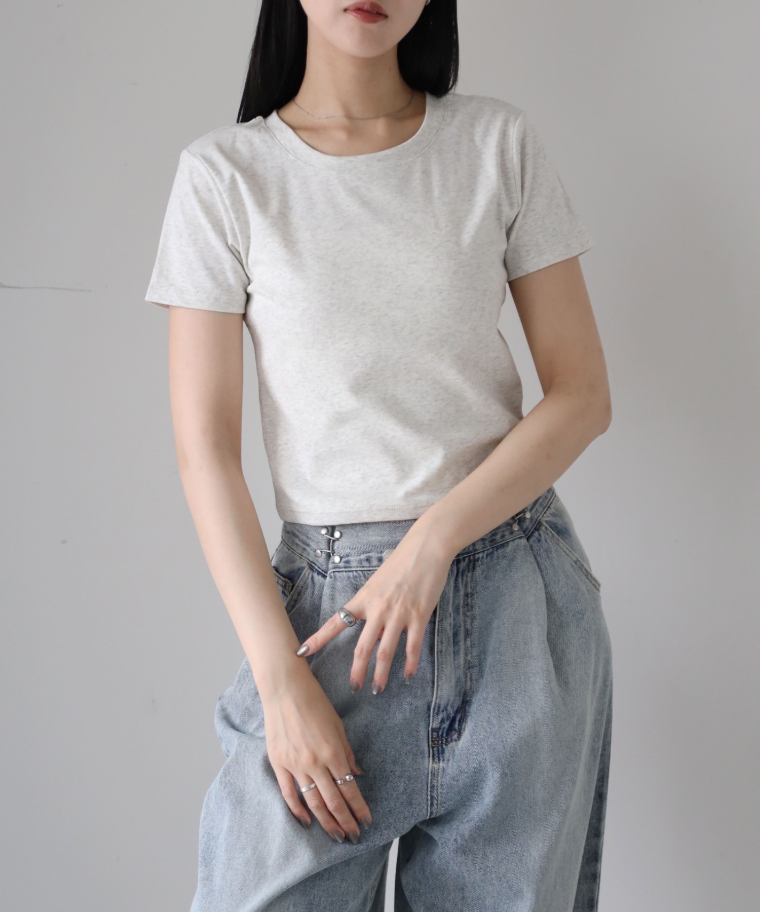 model：164cm. 着用サイズ：FREE