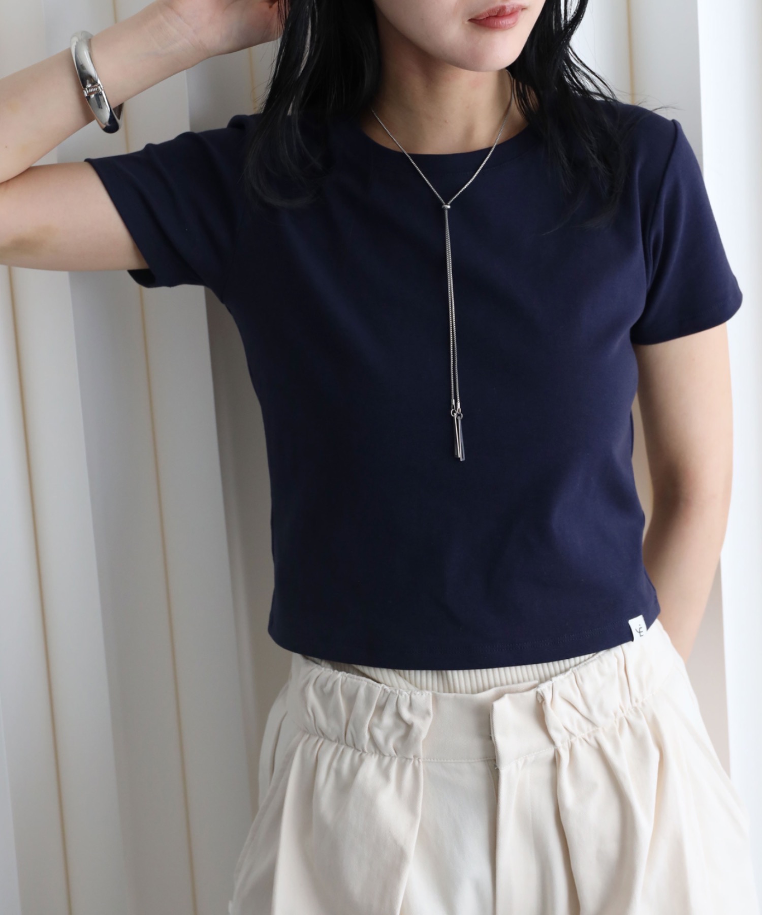 model：164cm. 着用サイズ：FREE