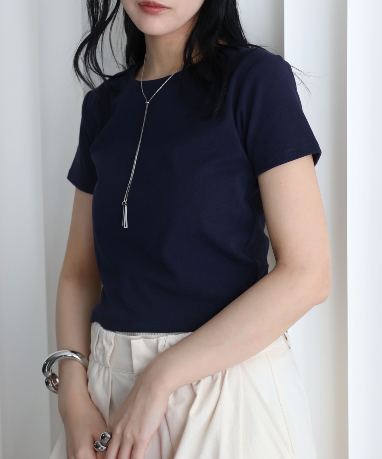 model：164cm. 着用サイズ：FREE