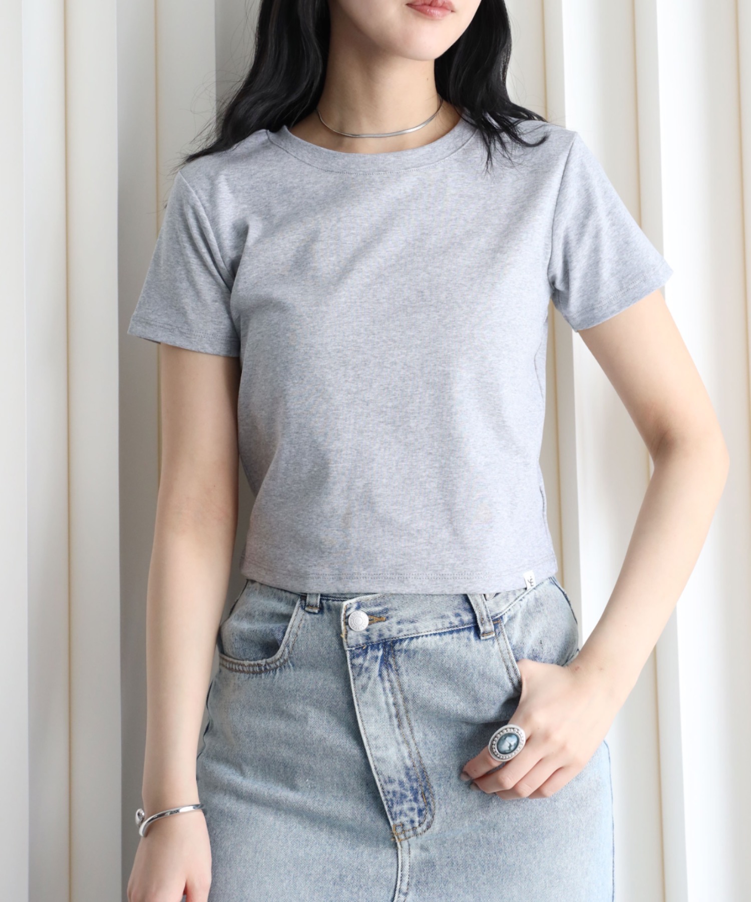 model：164cm. 着用サイズ：FREE