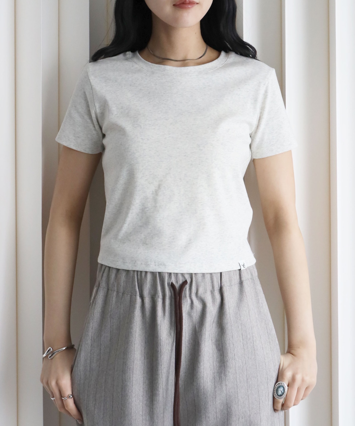 model：164cm. 着用サイズ：FREE