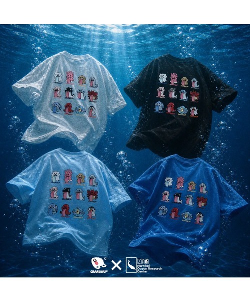 A'GEM/9 × .kom 『GRAF&WU/グラフアンドユー』 Ocean Cute Ghost