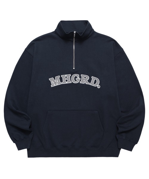 mahagrid/マハグリッド』ARC LOGO HALF ZIP SWEATSHIRT/アーチロゴ 